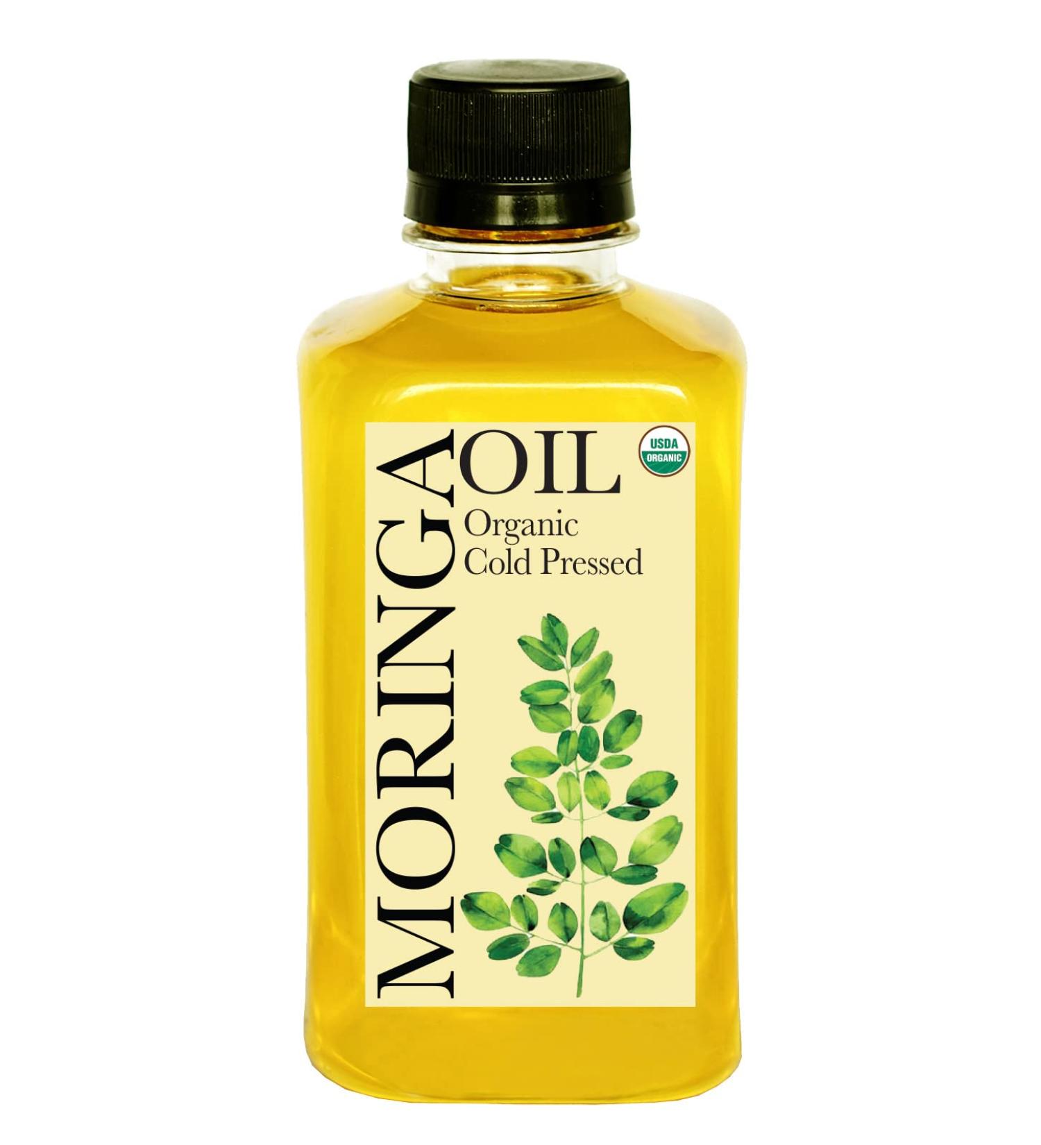 DAANA Organic Moringa Oil for Skin: Extra Virgin Cold Pressed (12 Fl Oz) 12 Fl Oz (Pack of 1) - Buy Online on GoSupps.com