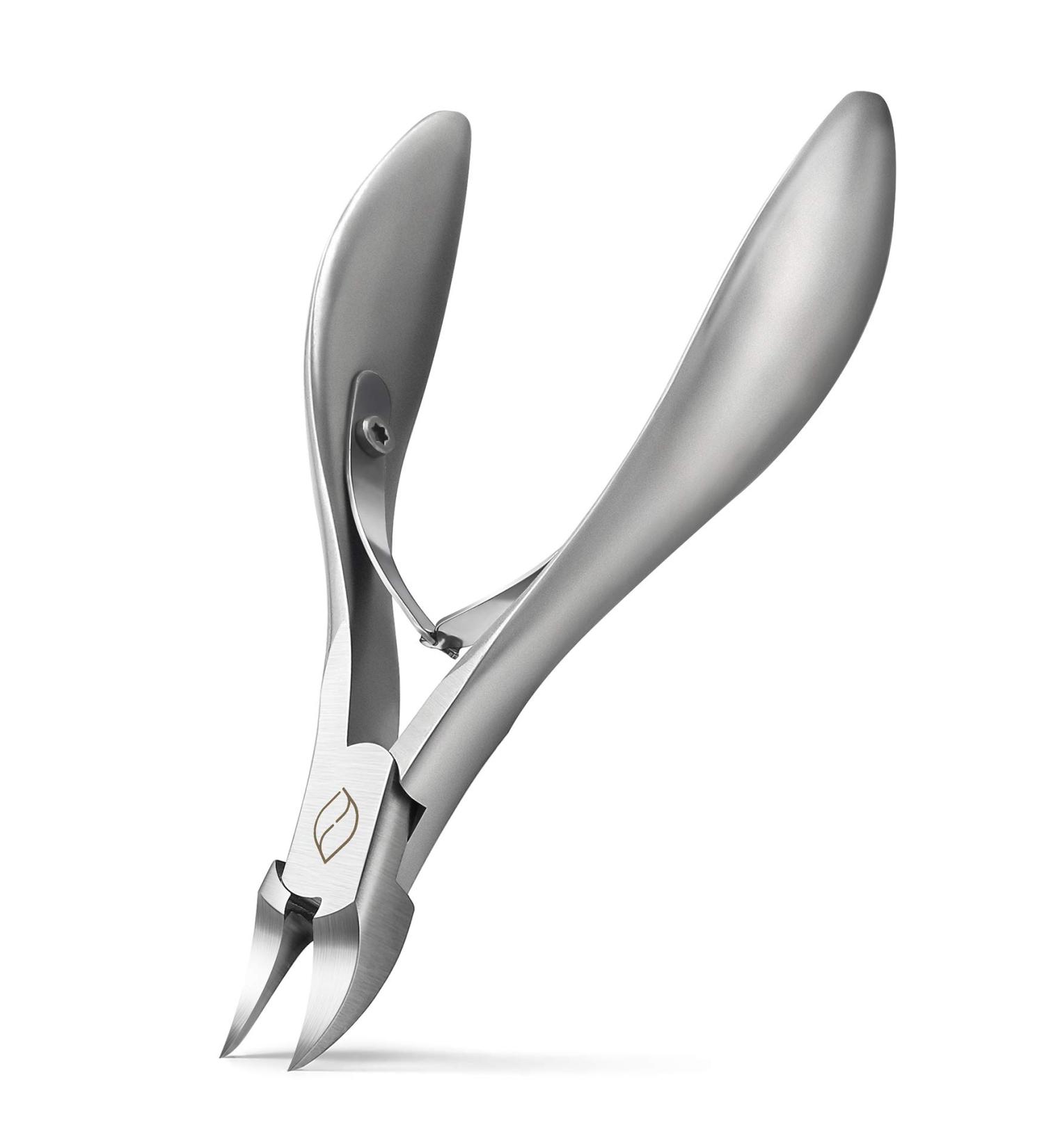 FERYES Heavy Duty Toe Nail Clippers for Thick & Ingrown Nails - Professional Podiatrist Scissors for Seniors, Women, Men - Silver Type 1 - Buy Online on GoSupps.com