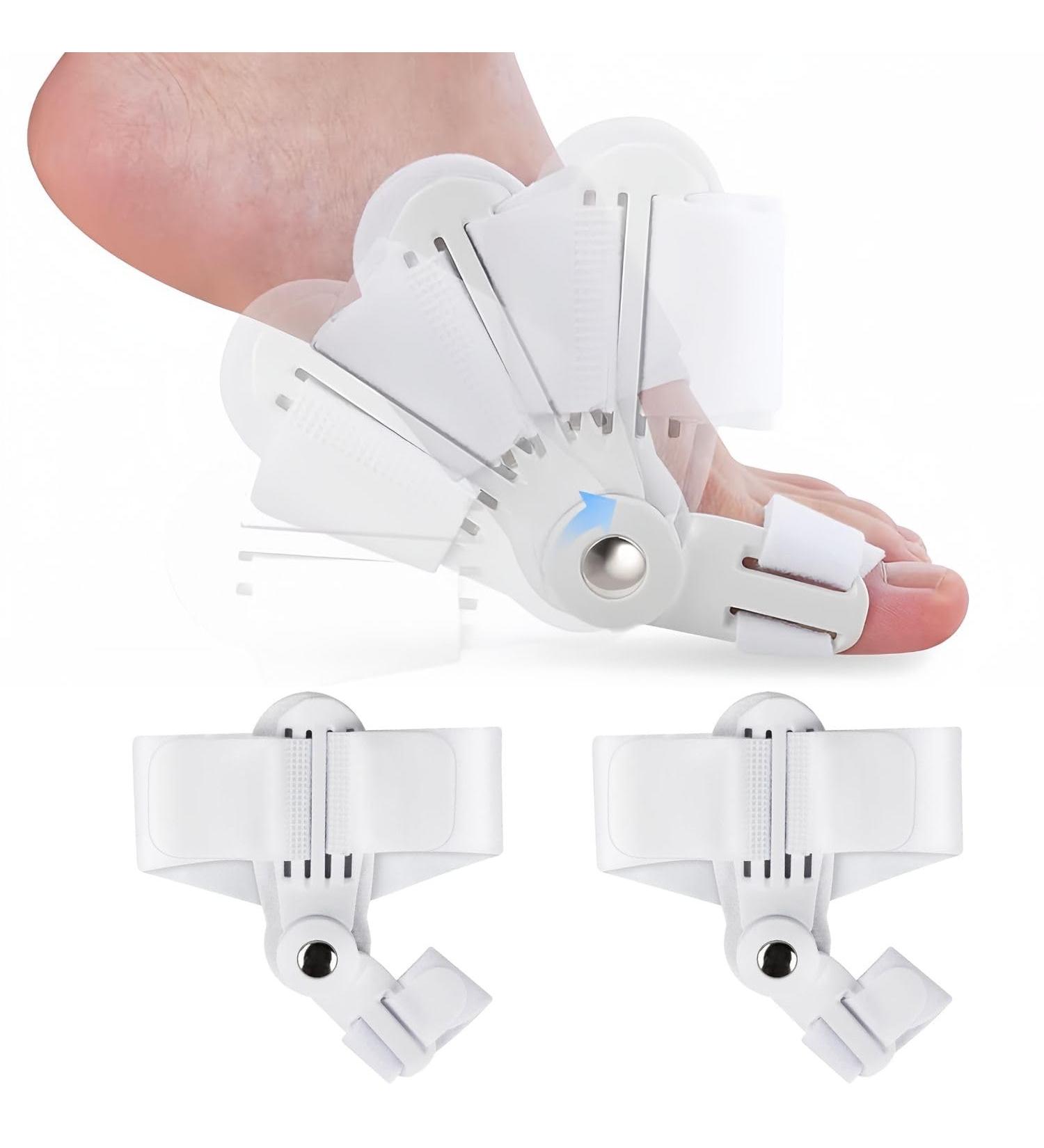 Adjustable Hallux Valgus Correction Rail for Big Toe Straightening - Unisex Day & Night Relief | Comfortable & Effective Solution - Buy Online on GoSupps.com