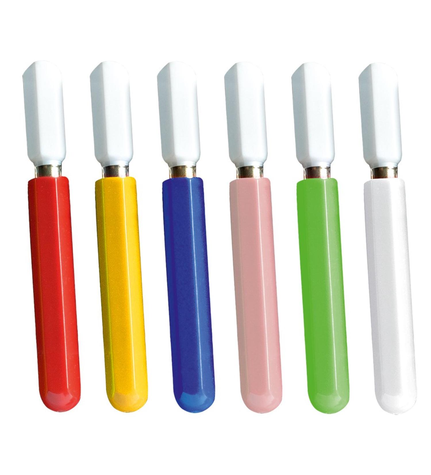 Ear cleaner ear cleaner with metal loop plastic handle and protective cover 1 pc. color-sorted