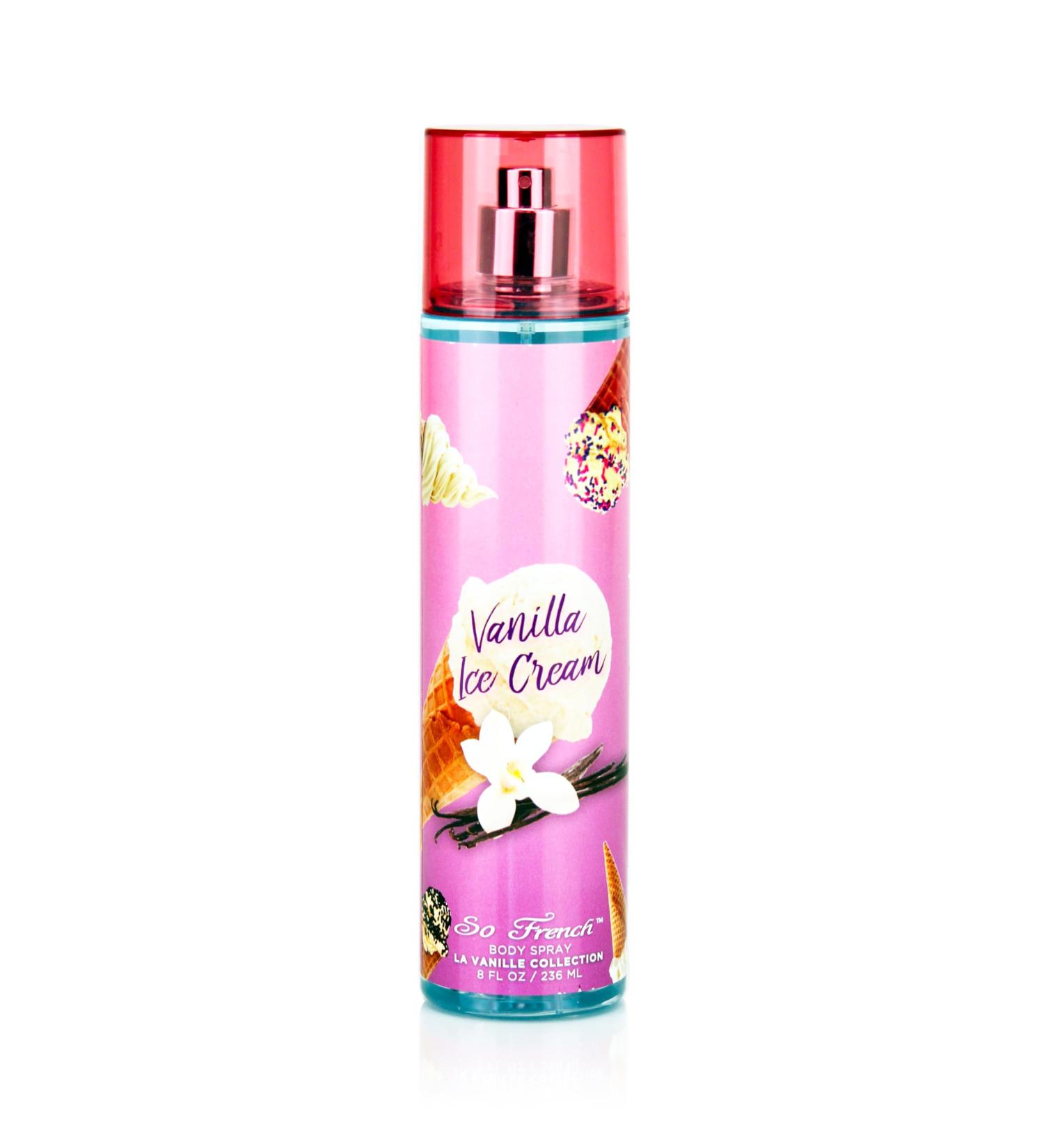 Body Mist for Women Long-Lasting Body Spray Refreshing Scented Perfume Fragrance 8 Fl Oz VANILLA ICE CREAM - Buy Online on GoSupps.com
