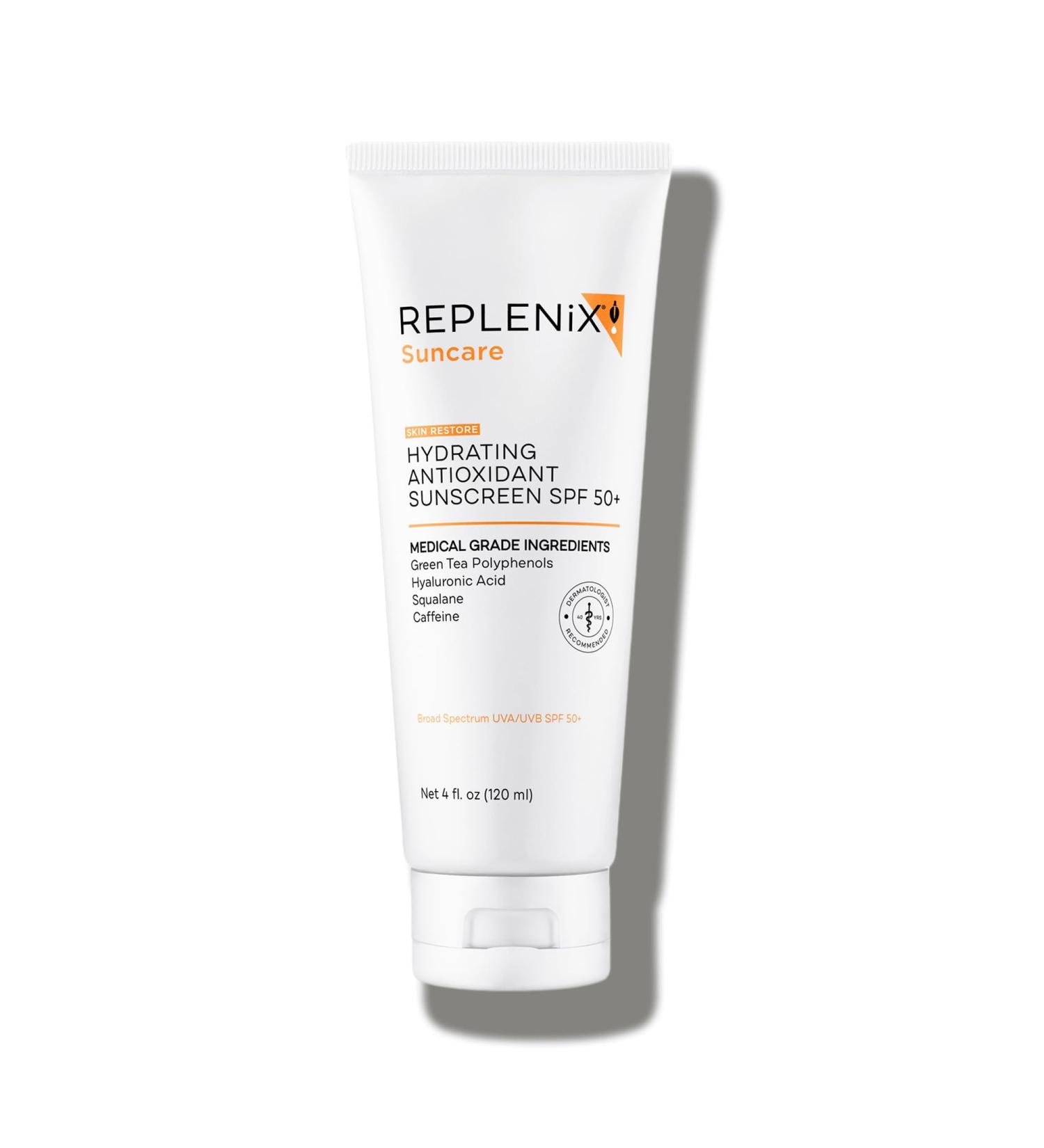Replenix Hydrating Antioxidant Tinted Mineral Sunscreen SPF 50+ | Oil-Free Medical-Grade Zinc for Face & Body | International Shipping - Buy Online on GoSupps.com