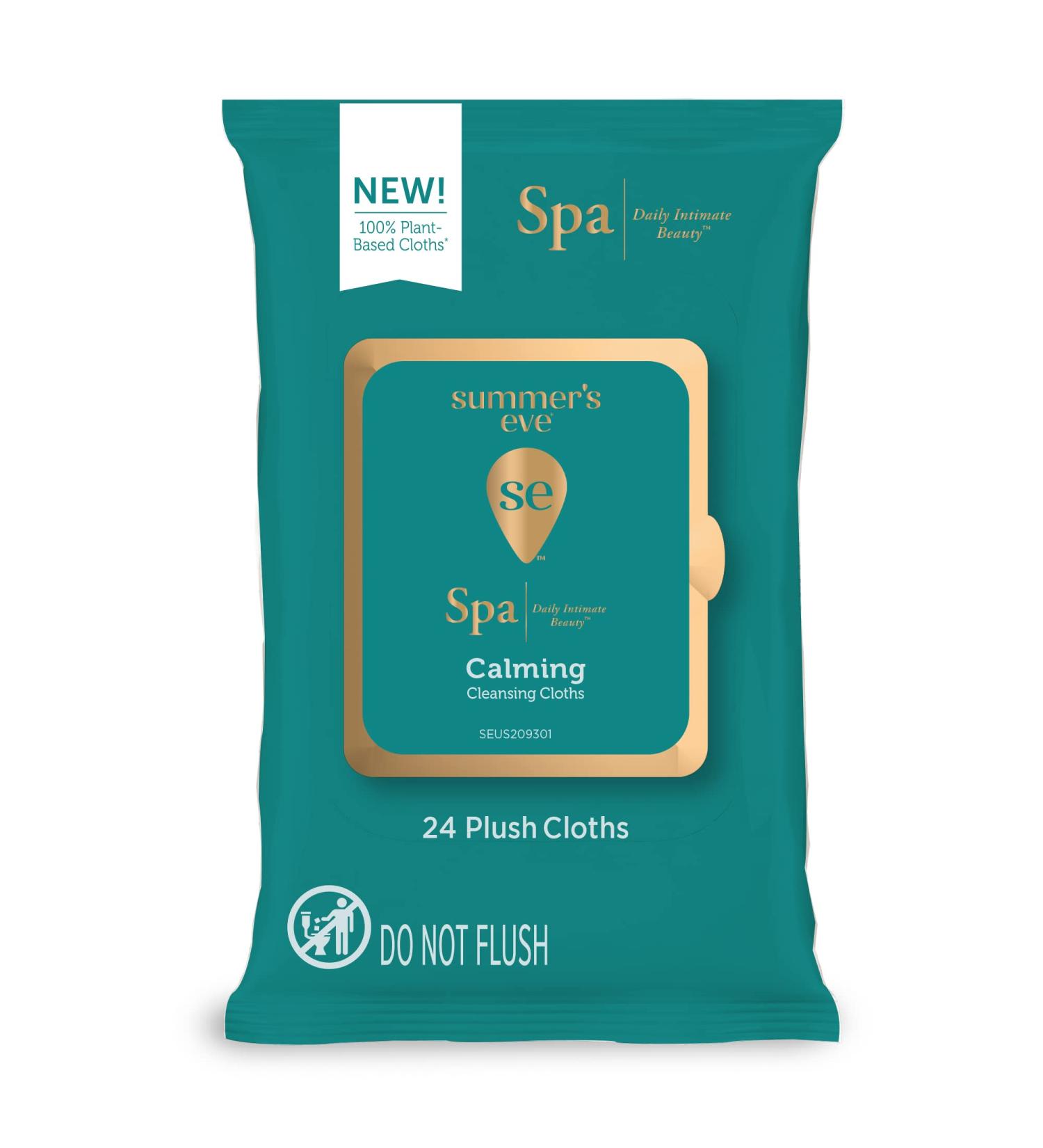 Buy Summer's Eve Spa Calming Chamomile Feminine Wipes | 100% Plant-Based pH Balanced 24 Count - Soft & Gentle Care for Women - Buy Online on GoSupps.com
