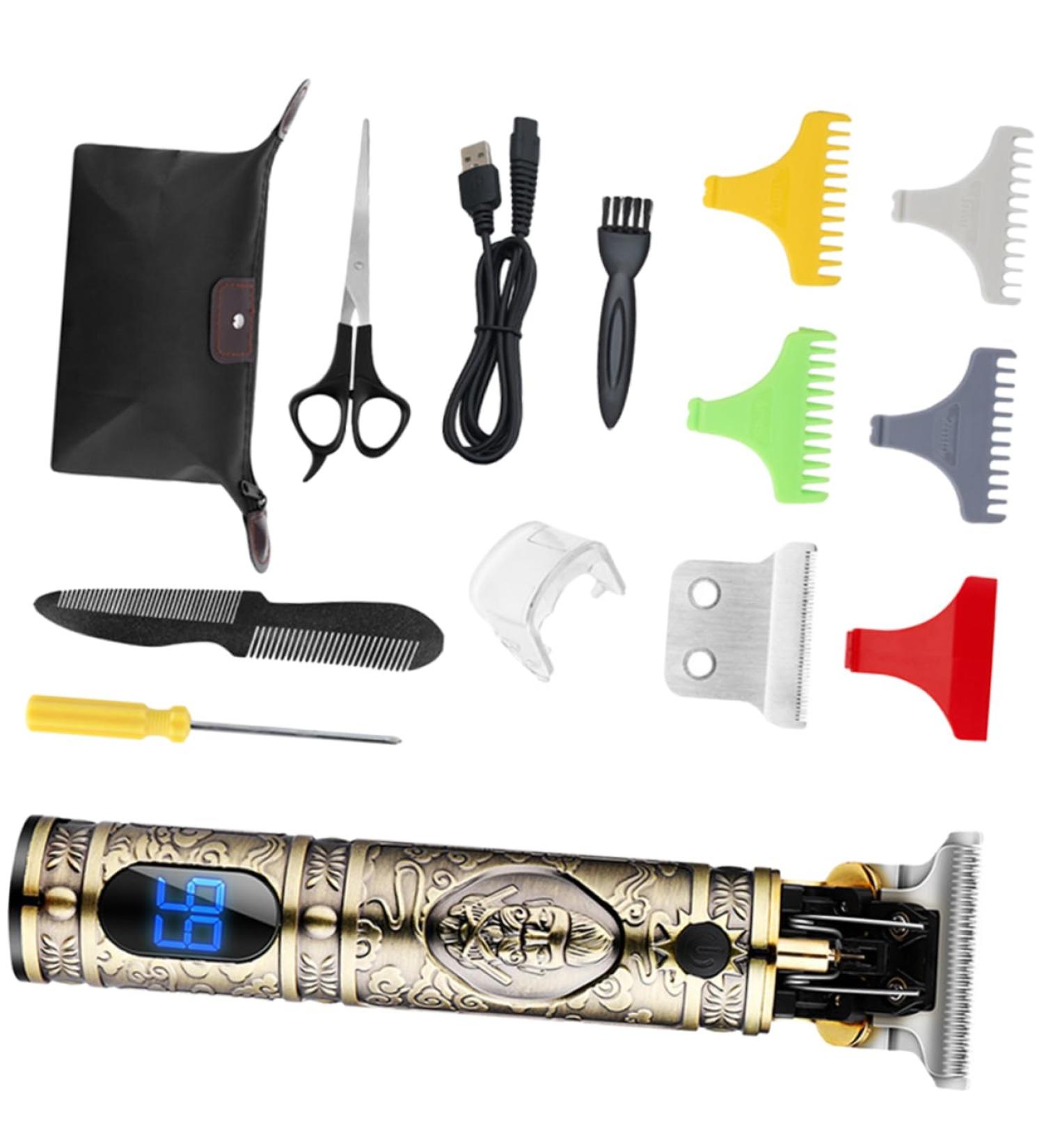minkissy 2 Sets Mens Beard Trimmer Mustache Trimmer Clippers for Men Beard Trimmer for Men Professional Hair Clippers Hair Trimmer Cordless Clippers Stainless Steel T9 Household - Buy Online on GoSupps.com