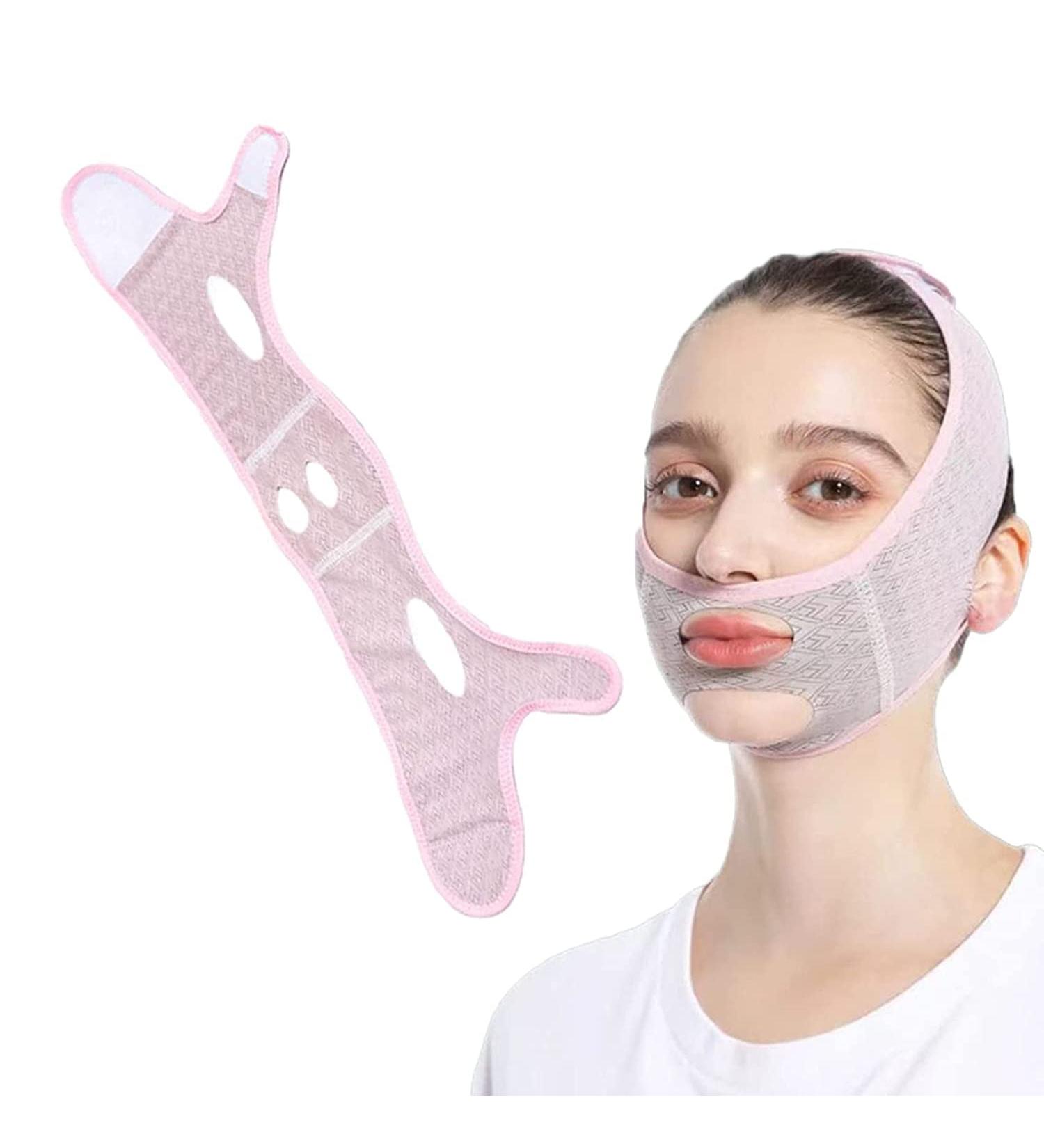 Beauty Face Sculpting Sleep Mask | V Line Shaping & Double Chin Reducer | Face & Chin Lifting Mask | Face Tightening Chin - 1pc - Buy Online on GoSupps.com