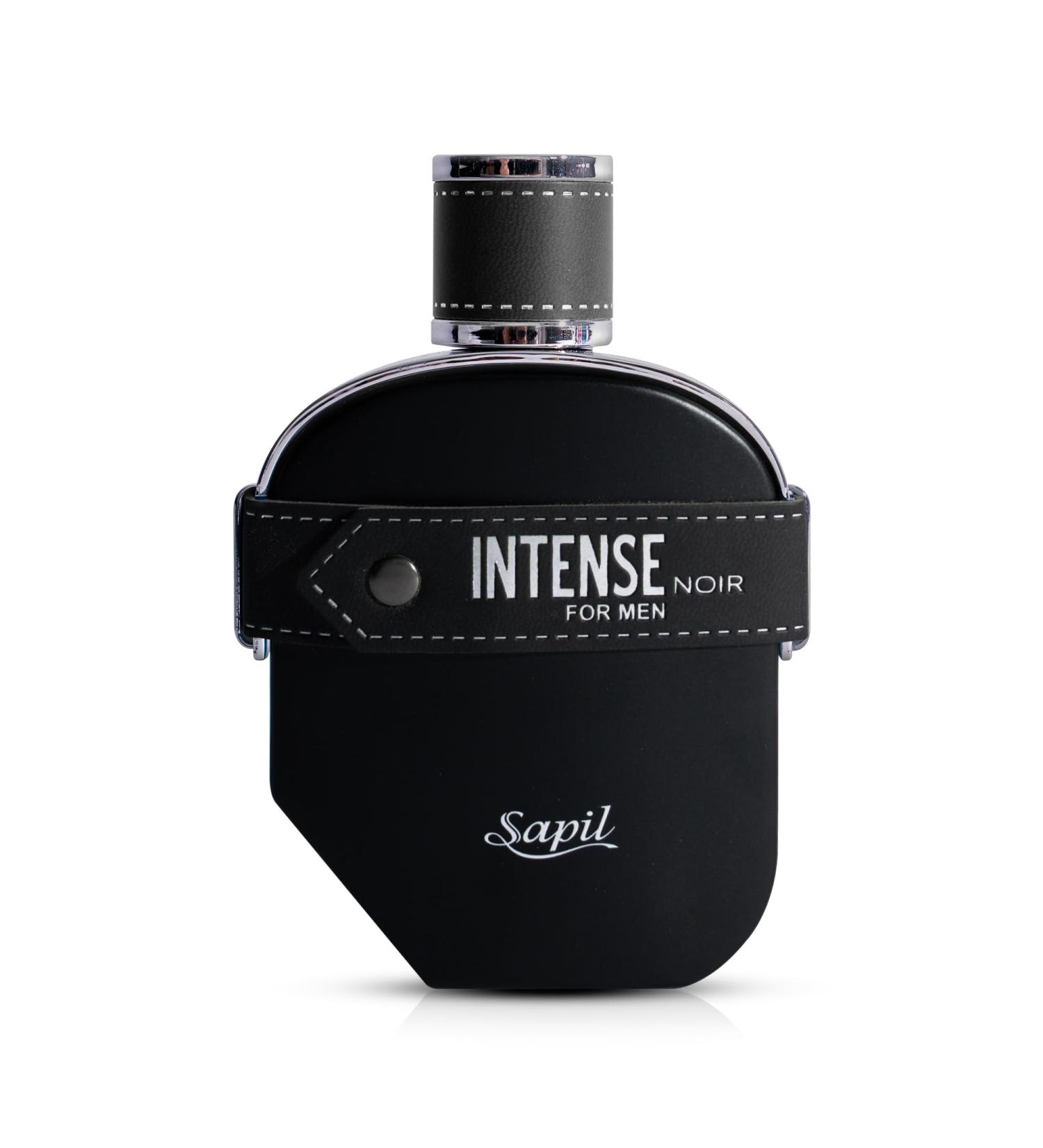 Sapil Intense Noir Perfume for Men - Long-Lasting Dubai Cologne Aromatic Ambery Fragrance EDP Spray 3.4 Oz (100ml) - Arabic Perfume for Men for Daily Wear & Special Occasions Aromatic Ambery scent - Buy Online on GoSupps.com