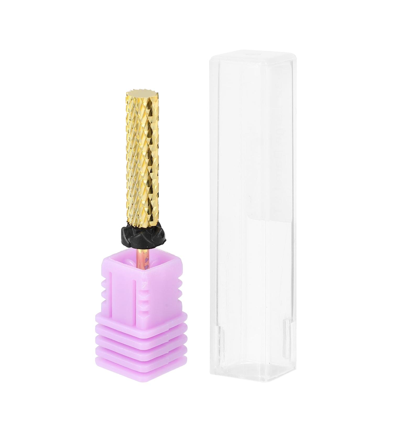 VOCOSTE Cylinder Nail Drill Bits for Nail Polishing Black Thicker Teeth - Buy Online on GoSupps.com