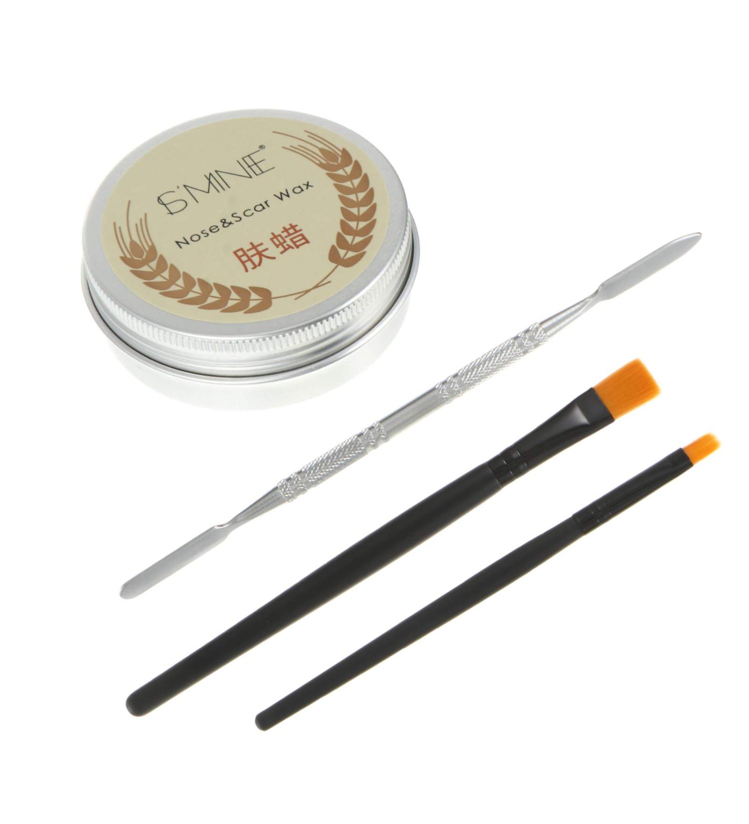 Buy Minkissy 4-Piece Scar Makeup Tools Kit | Professional Wound Growth & Scarring Wax for Halloween | International Shipping - Buy Online on GoSupps.com