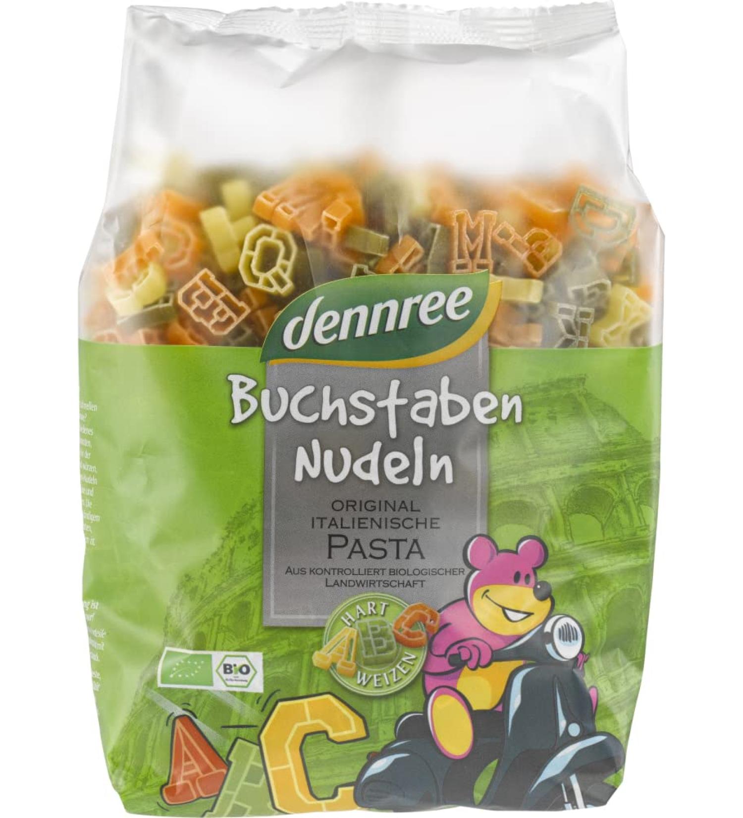 dennree dennree Durum wheat letter pasta - 500g - Organic