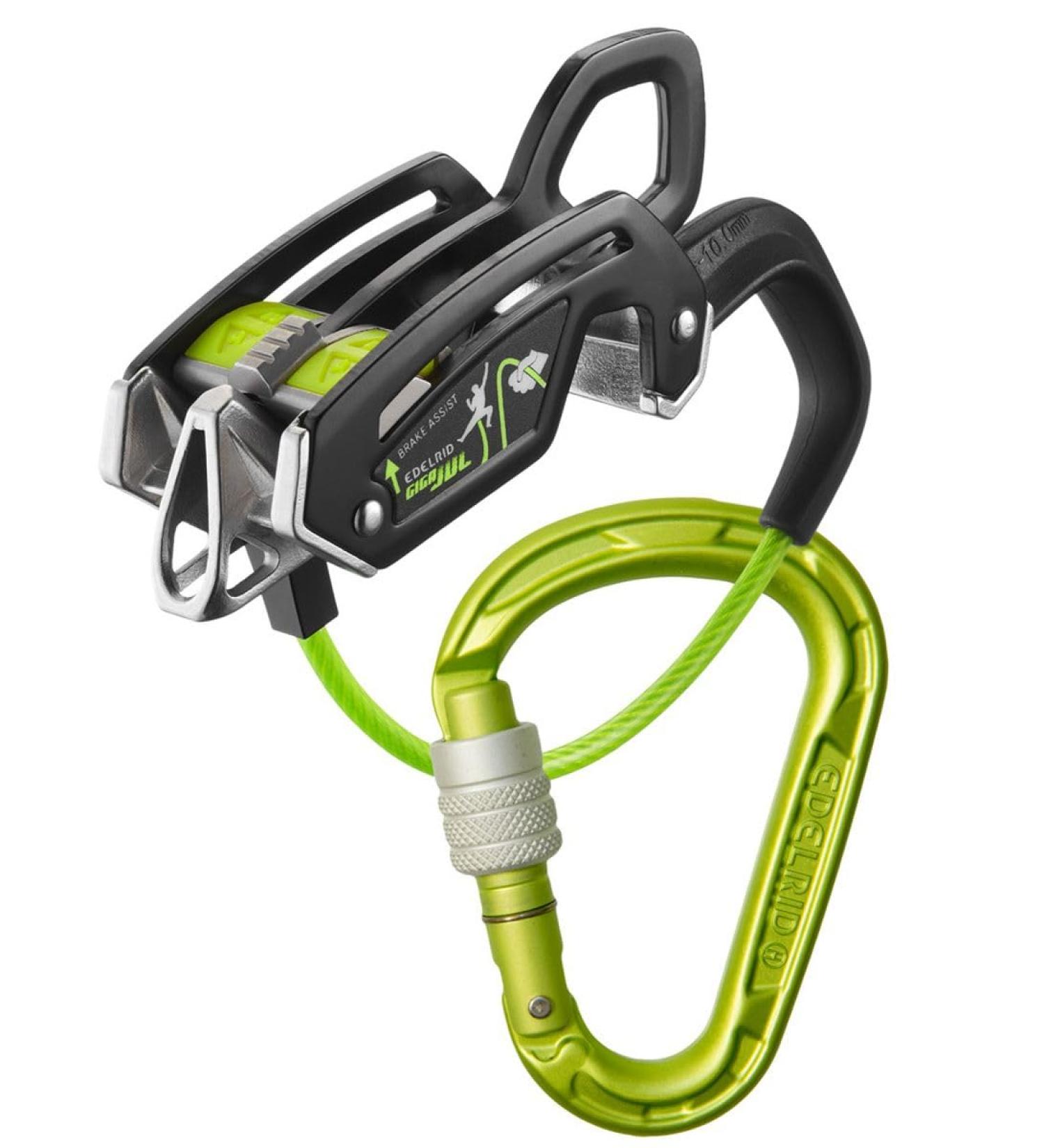EDELRID belay device Giga Jul Belay Kit Strike Screw oasis (138) one size
