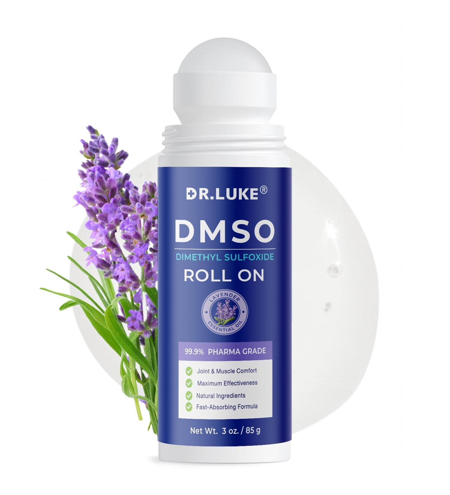 Dr. Luke Pharmaceutical Grade DMSO Roll On 99.9 Pure: Dsmo Pharmaceutical Medical Grade Lotion for Joint & Muscle Relief with Arnica Magnesium Chloride Lavender MSM Menthol & Frankincense - 1 Pack 3 Ounce (Pack of 1) - Buy Online on GoSupps.com