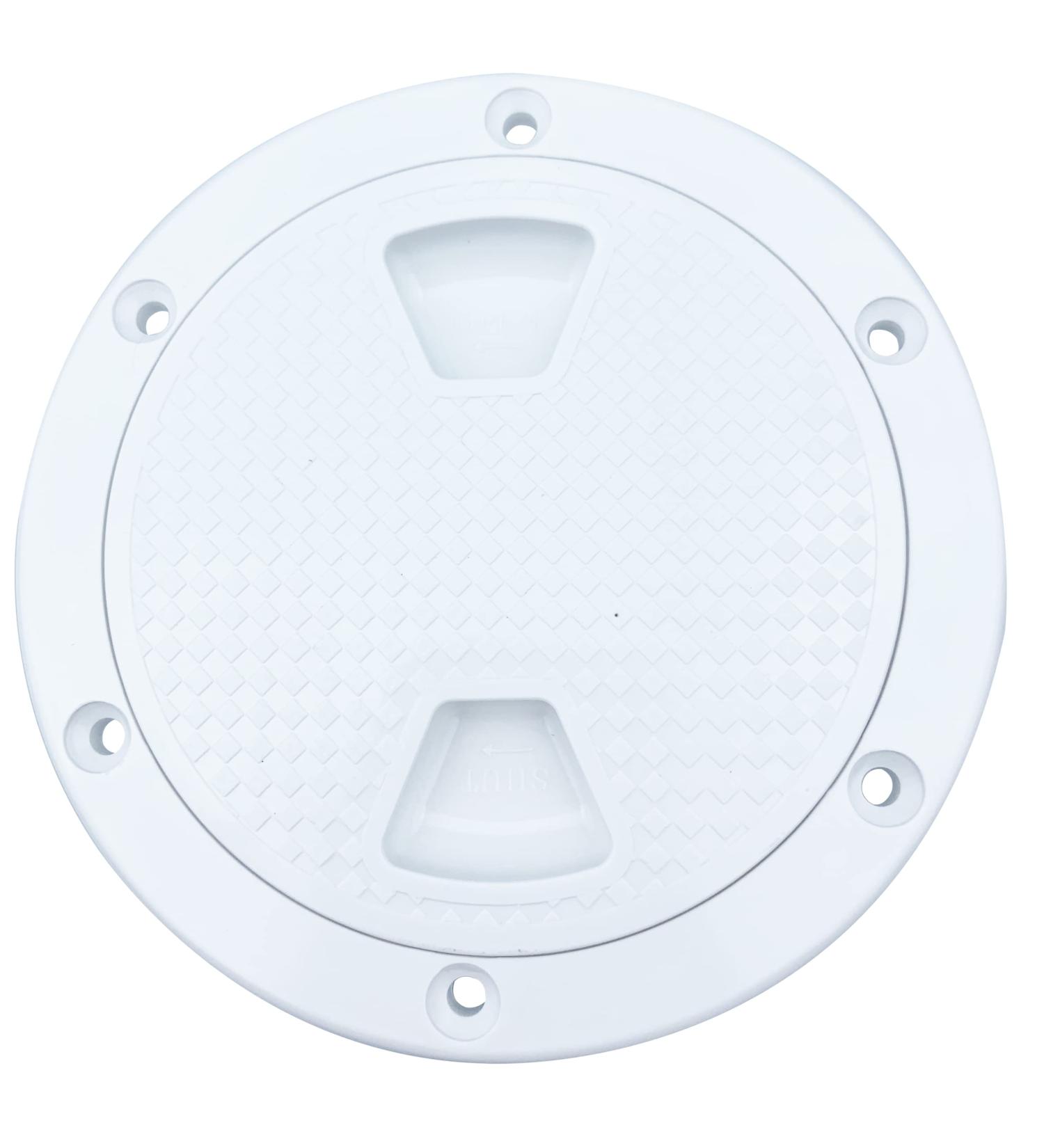 Water Tight Round Inspection Deck Plate Hatch for Kayak Marine Boat Yacht - White, 8 inch - Buy Online on GoSupps.com
