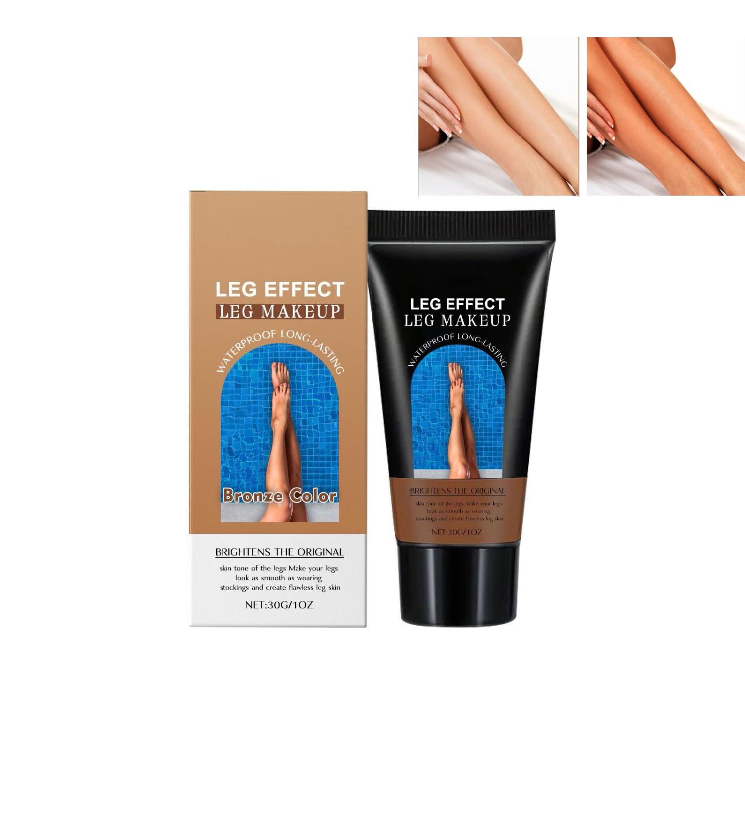 Generisch Leg Makeup Waterproof No Transfer Leg Concealer Waterproof Cover Cream for Varicose Veins Even Skin Tone Bronze 30g - Buy Online on GoSupps.com