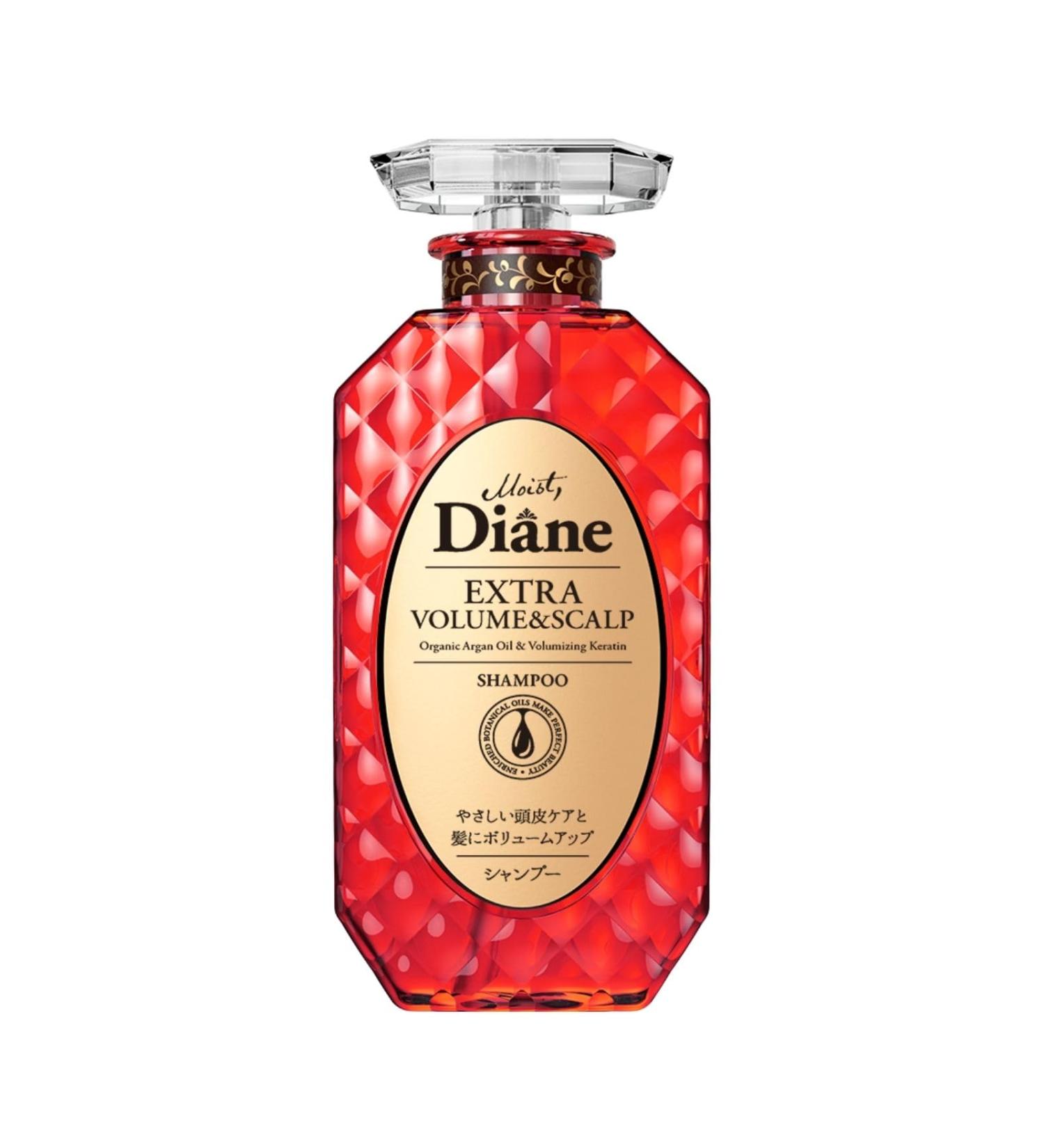 Moist Diane Extra Volume & Scalp Sulfate Free Shampoo - Organic Argan Oil & Herbal Essence - 15.2 Fl Oz - Made in Japan - For Men & Women - Buy Online on GoSupps.com