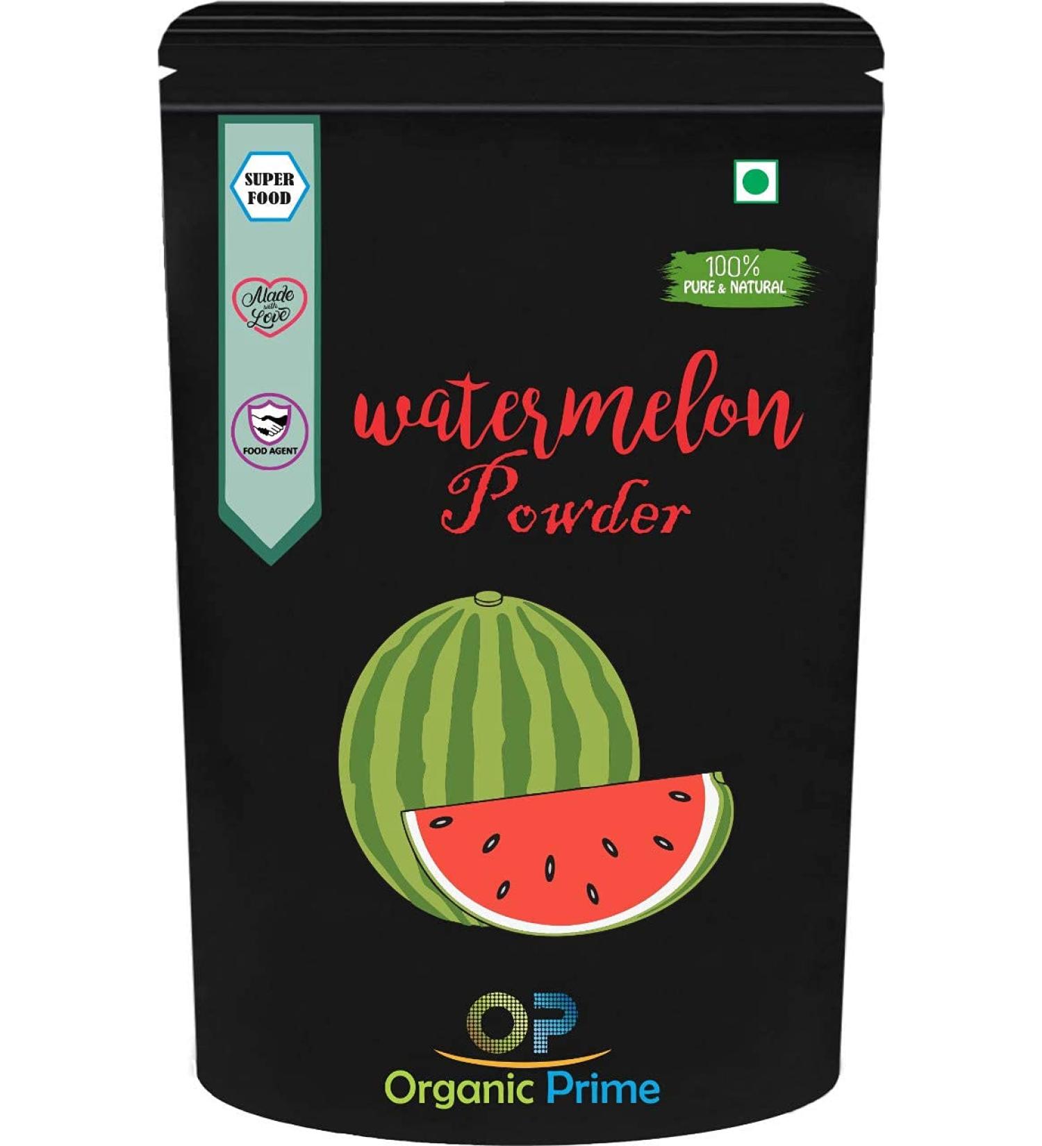 Harsha Watermelon Powder | All Natural & Spray-Dried | Dry No Added Sugars and Preservative - 200 GM - Buy Online on GoSupps.com