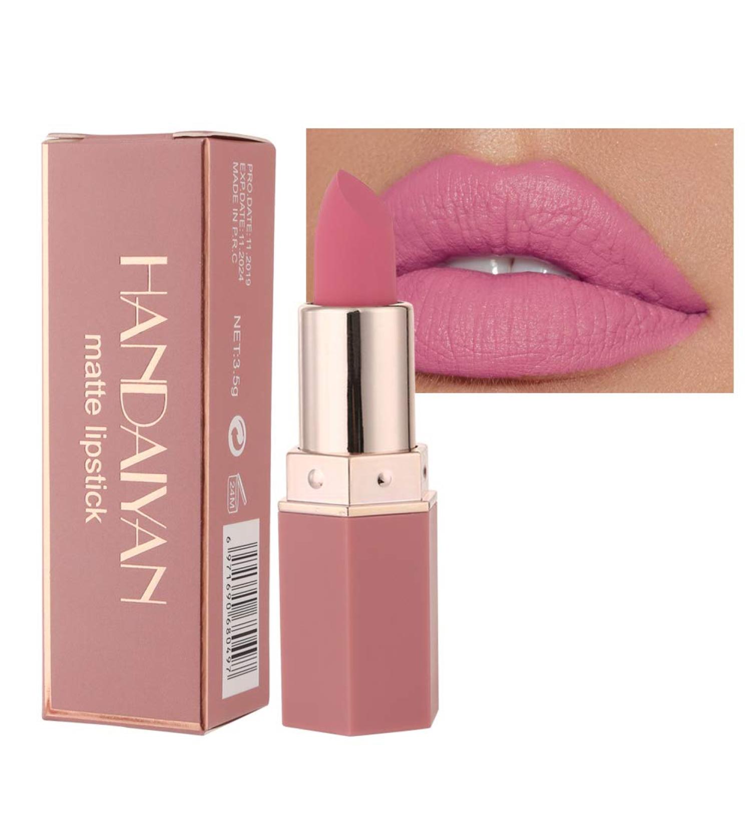 GL-Turelifes Velvet Matte Lipstick | Long-Lasting, Waterproof, Non-Stick Cup | Sexy Barbie Pink Shade - Buy Online on GoSupps.com