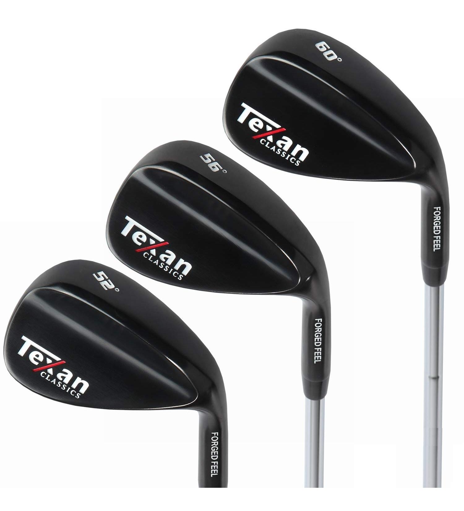 Texan Classics Gun Metal Wedge Set - 52 56 60 degrees (Pack of 3) | Premium Golf Wedges - Buy Online on GoSupps.com