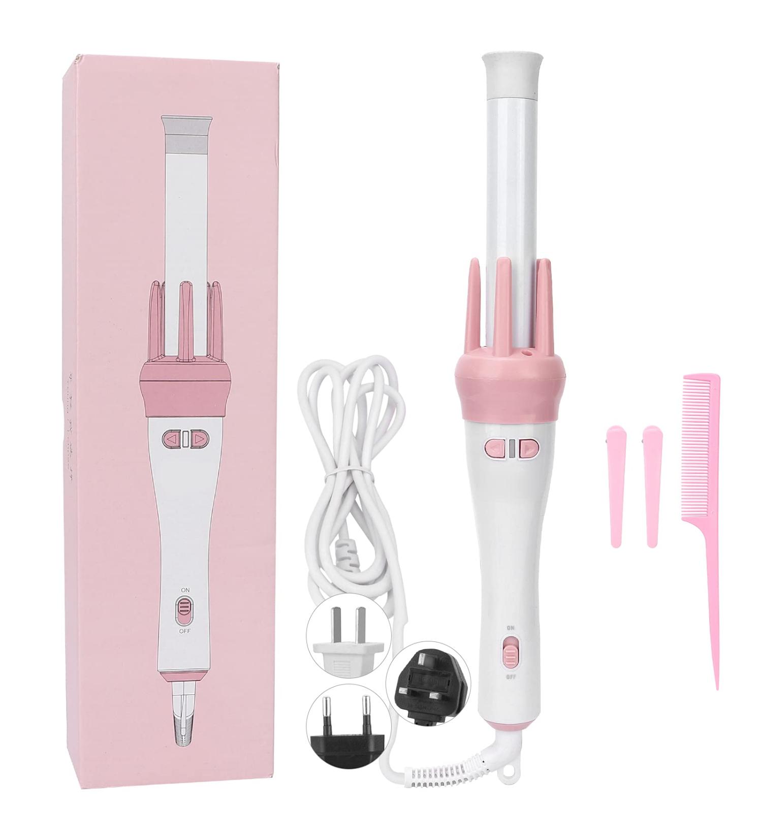 Automatic Curling Iron - Professional 360 Rotating Hair Curler | Ceramic Electric Wand for Salon-Quality Curls | International Shipping Available - Buy Online on GoSupps.com