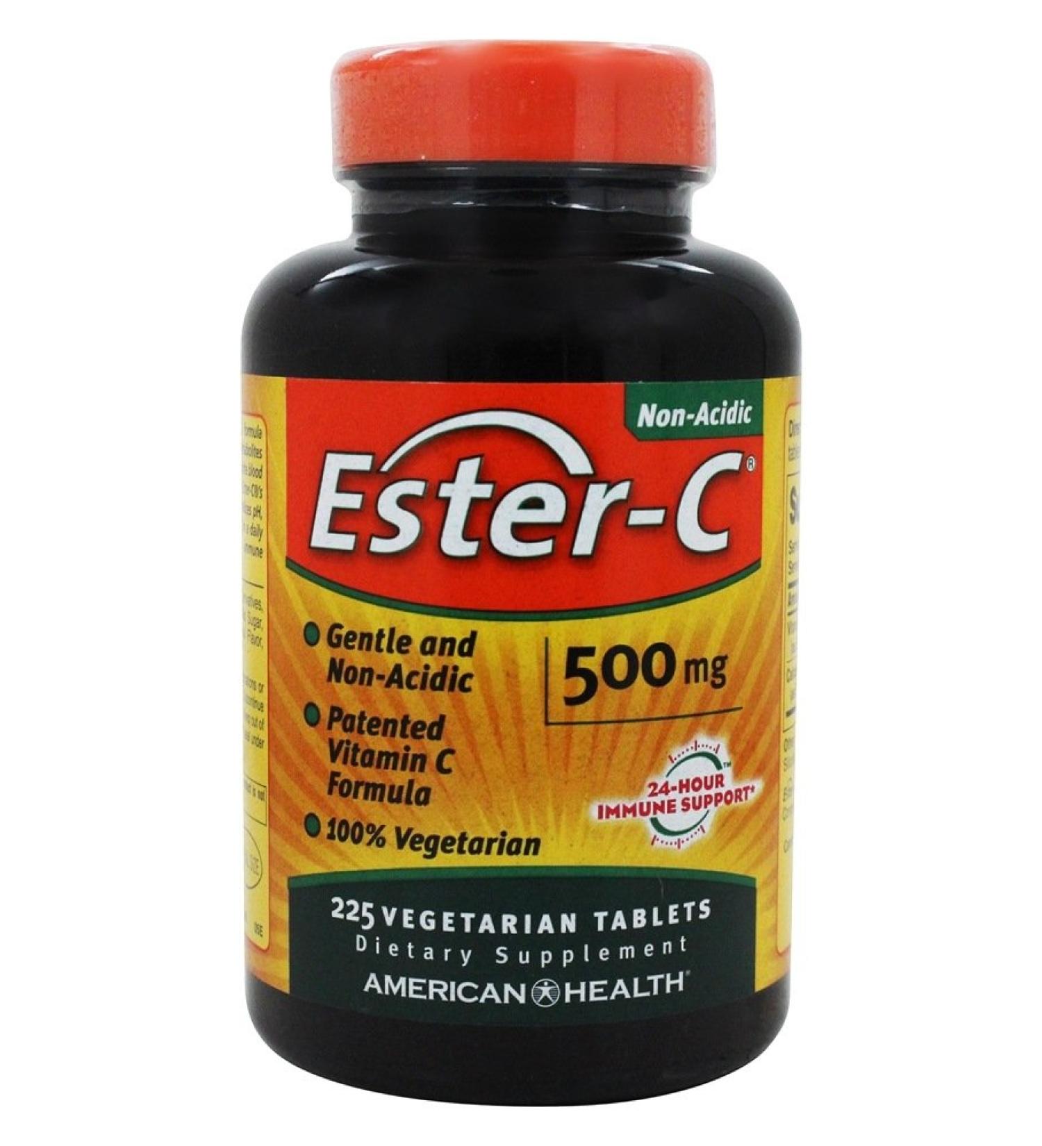 American Health Products - Ester C 500 500 mg 225 veg tablets - Buy Online on GoSupps.com