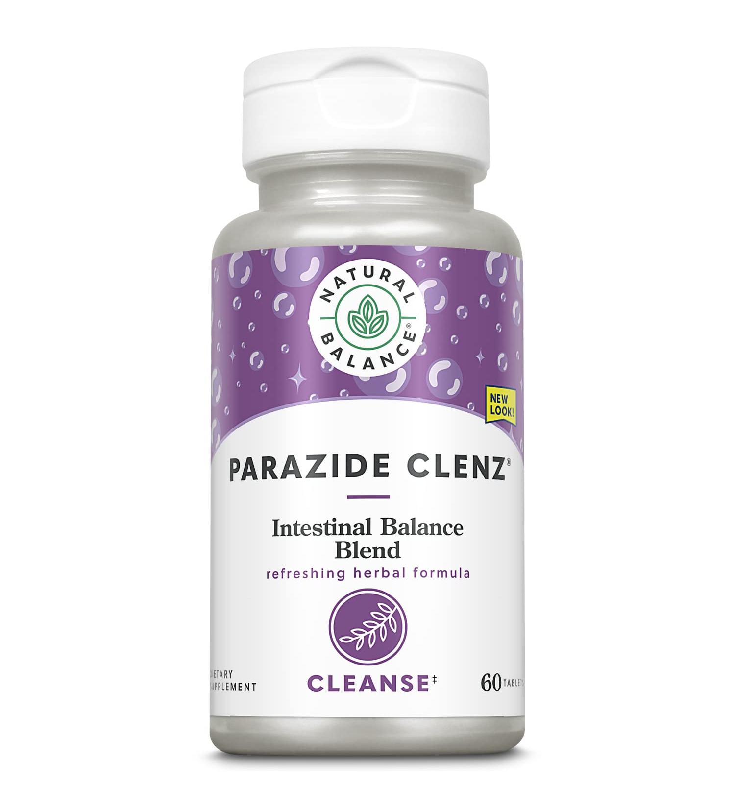 Natural Balance Parazide Clenz 60ct - Natural Parasite Cleanse Supplement - Buy Online on GoSupps.com