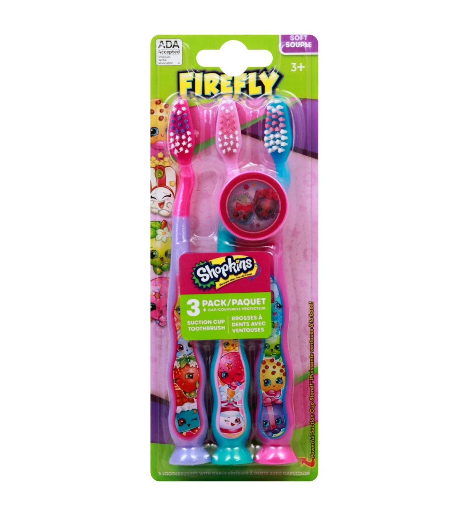 Kids 3 Piece Toothbrush with Cap