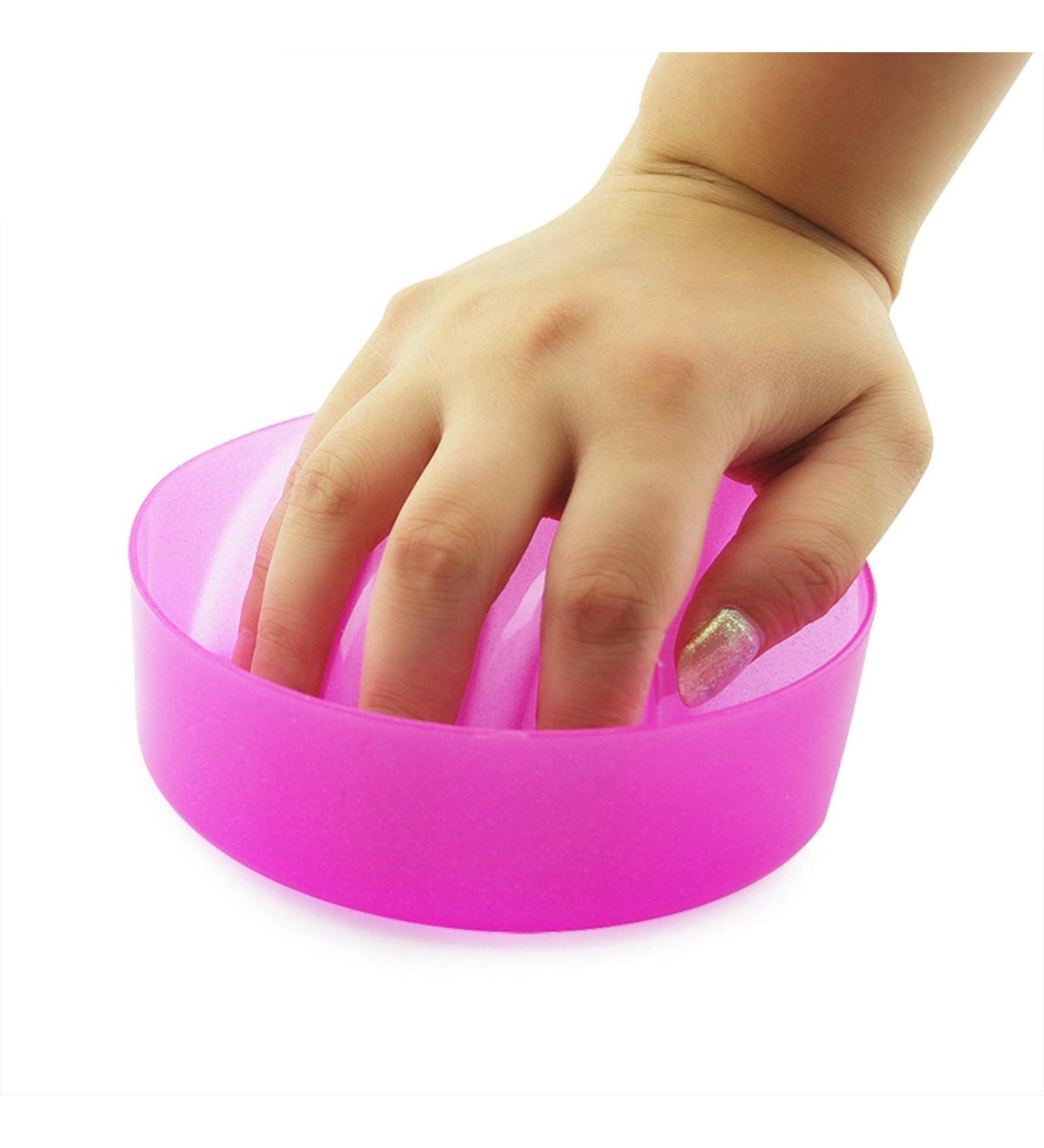 KADS Nail Art Hand Wash Remover Soak Bowl - DIY Salon Glitter Nail Spa Bath Treatment - Buy Online on GoSupps.com