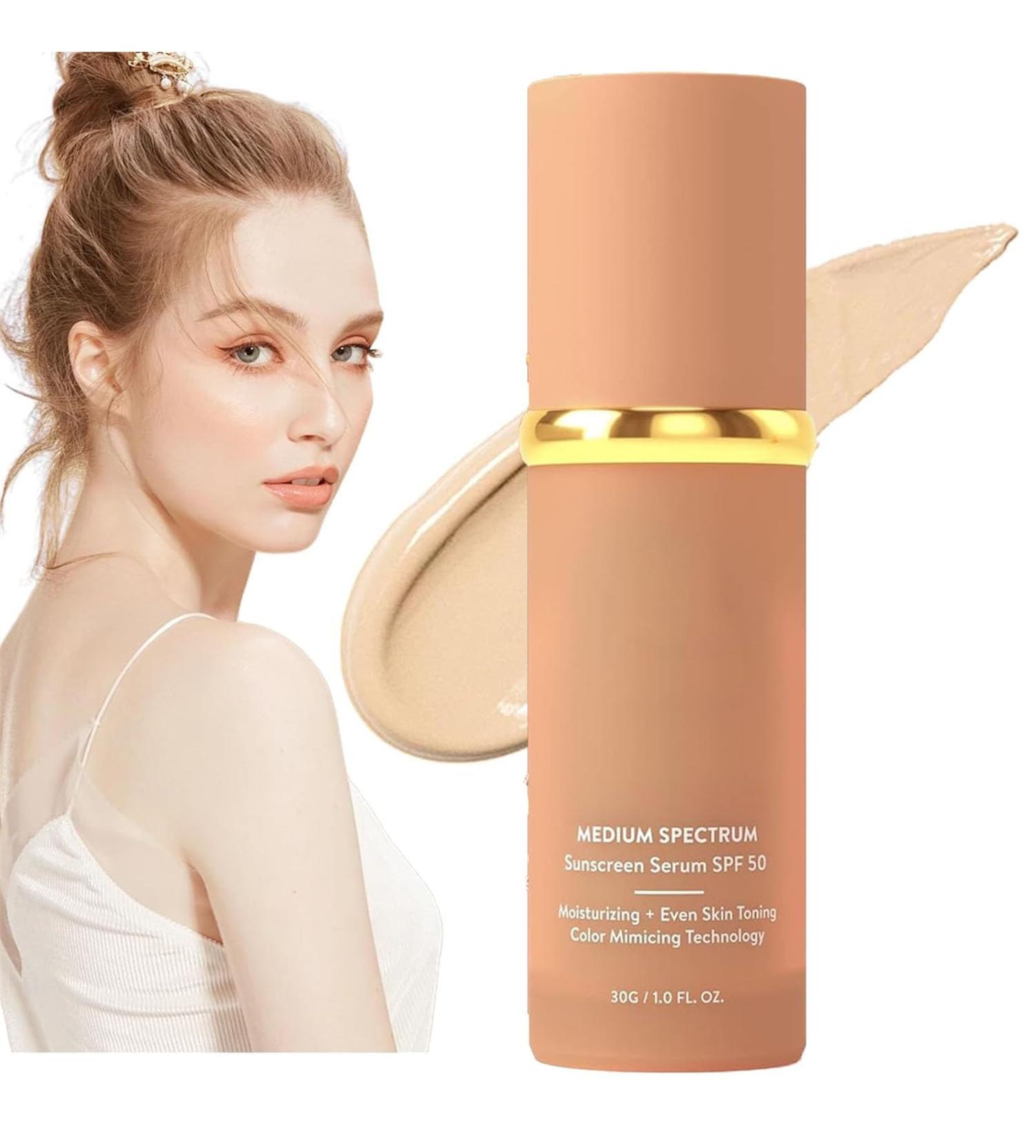 Biomi-mic Foundation 4 in 1 Spectrum Protecting from Sun with SPF50+ Hydrating Medium Full Coverage Concealer Longwearing & Waterproof for Gym Sports Dancing viral on tiktok (1pc) - Buy Online on GoSupps.com