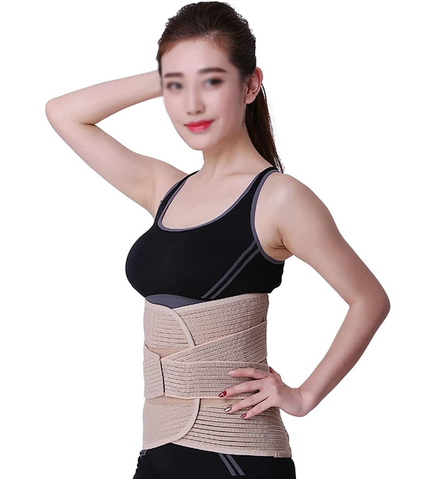 33 cm Back Band for Pain Relief | Scoliosis & Sciatica Support | Heavy Weightlifting & Posture Correction | XXXL Lumbar Spine Waist Support for Men & Women - Buy Online on GoSupps.com