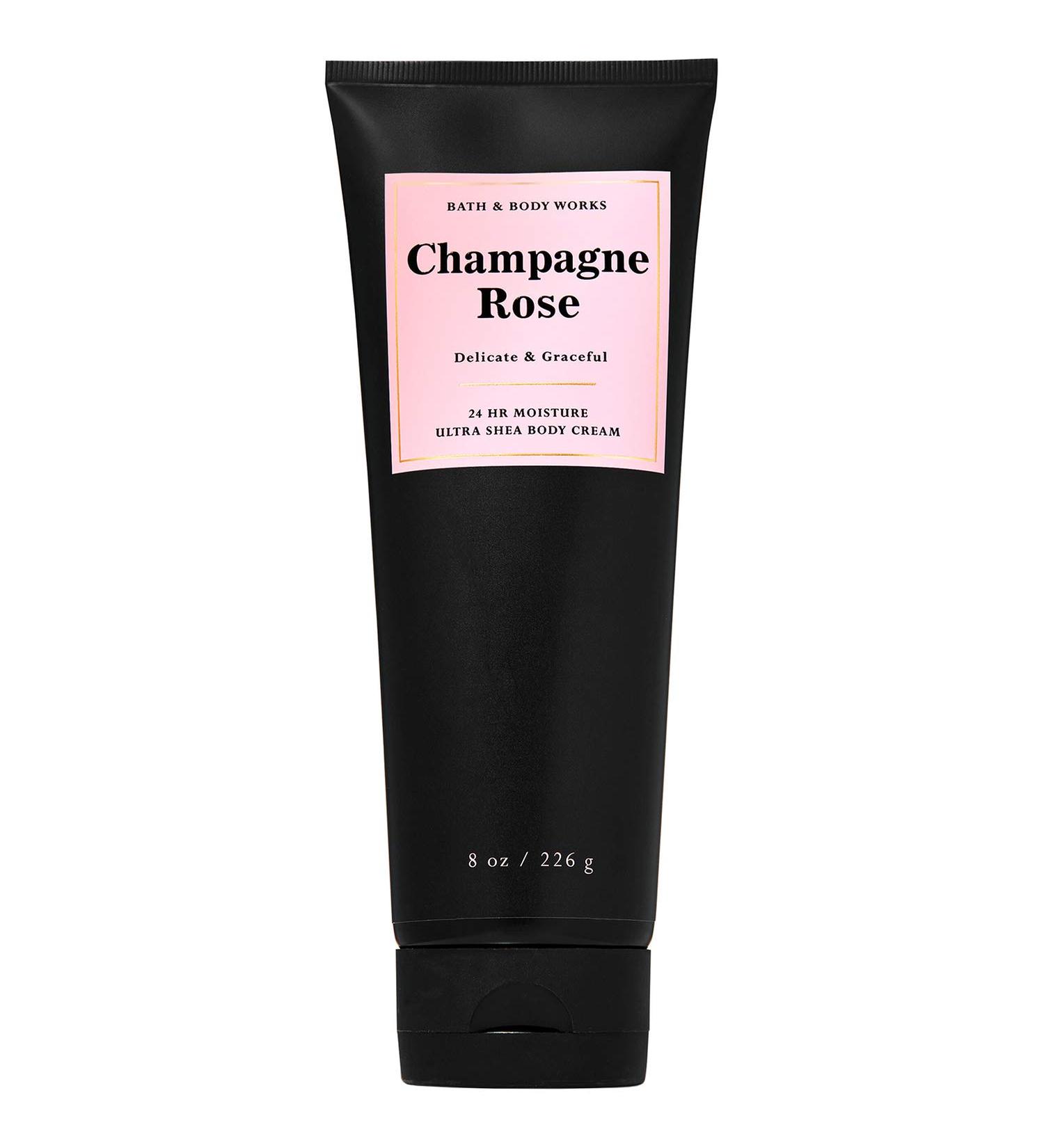 Bath and Body Works CHAMPAGNE ROSE Ultra Shea Body Cream 8 Ounce 2020 Limited Edition
