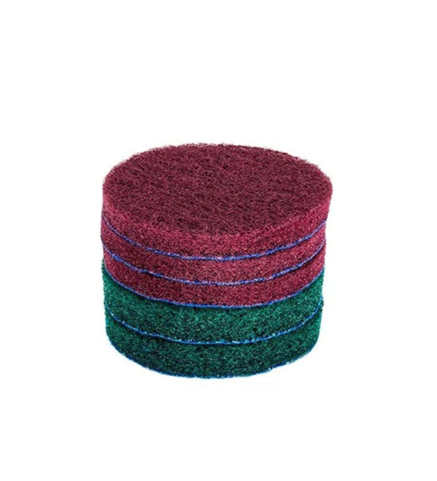 HXBER 11Pcs Scrubbing ing Kit 4-inch Adhesive Plate Scrub Pads Scouring Pad Kit Compatible with Electric Drill for Carpet Glass Car ing - Buy Online on GoSupps.com