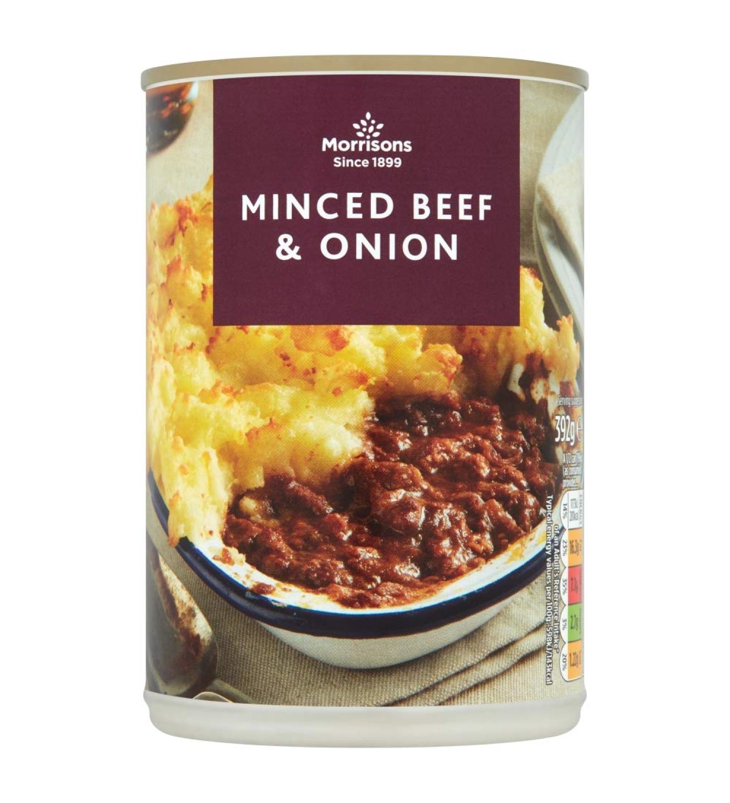 Morrisons Minced Beef & Onion 392g
