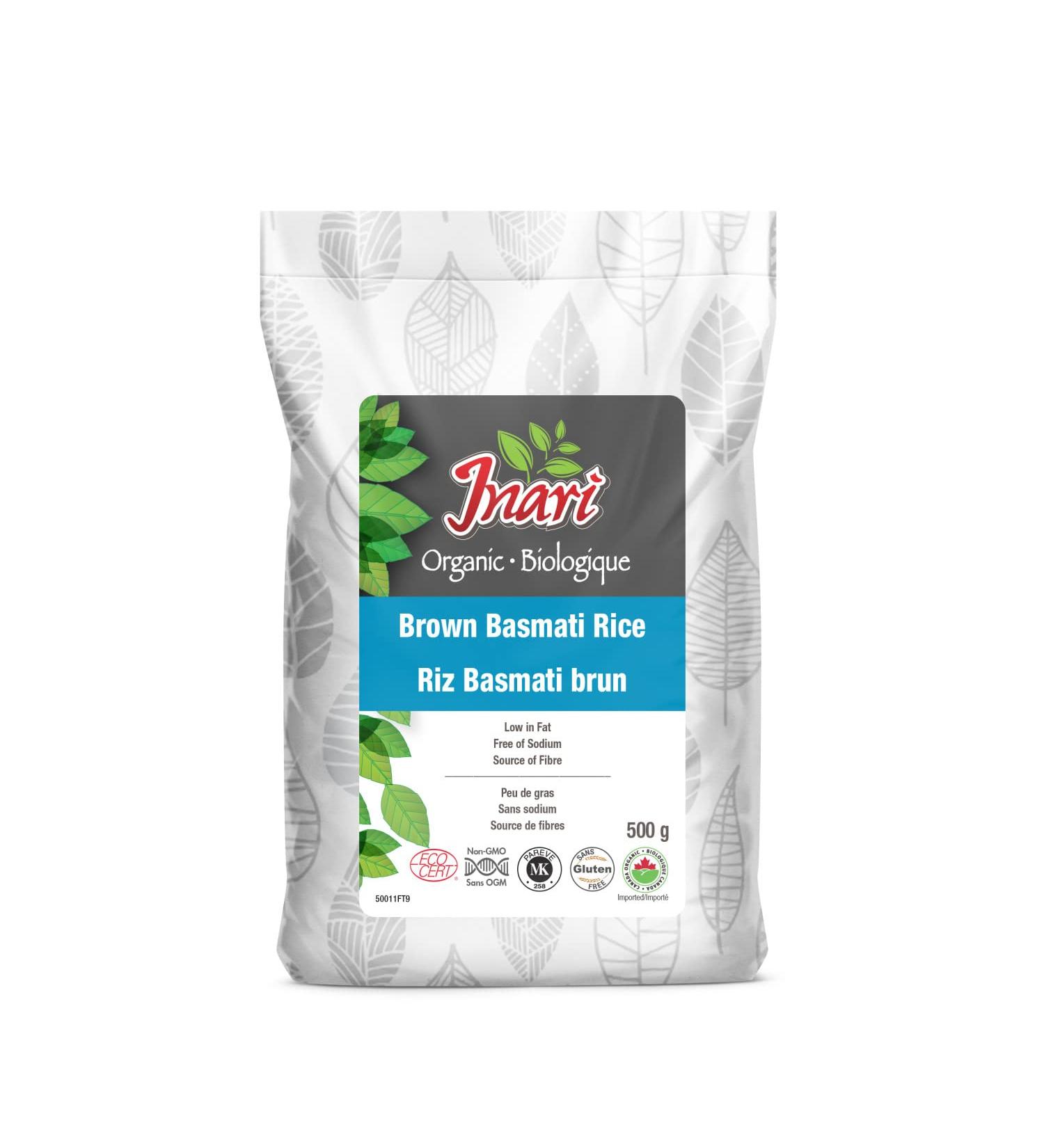 Inari Organic Brown Basmati Rice 500g - Buy Online on GoSupps.com