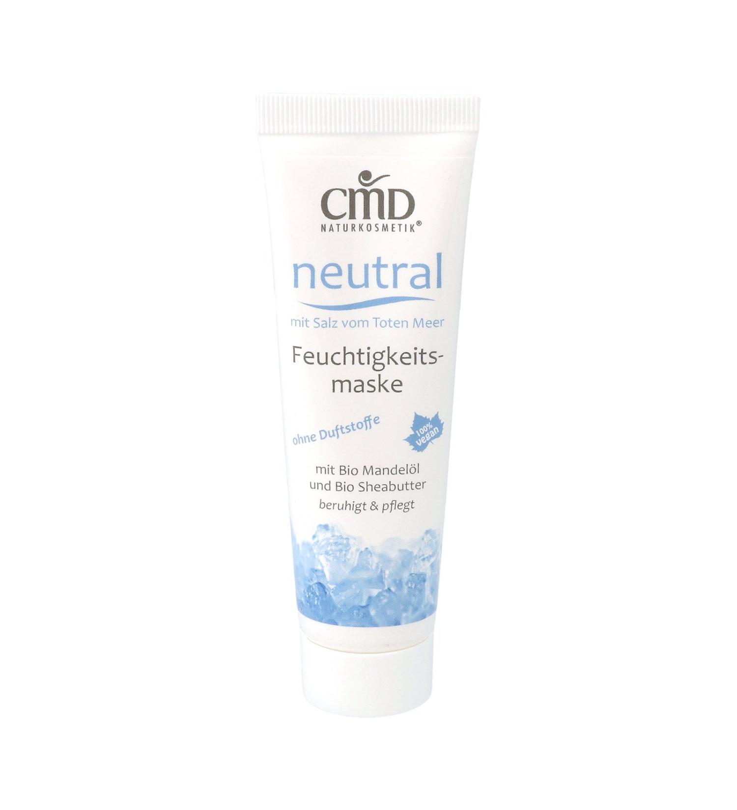 CMD Neutral Moisturizing Mask with Dead Sea Salt 50 ml organic vegan natural cosmetics