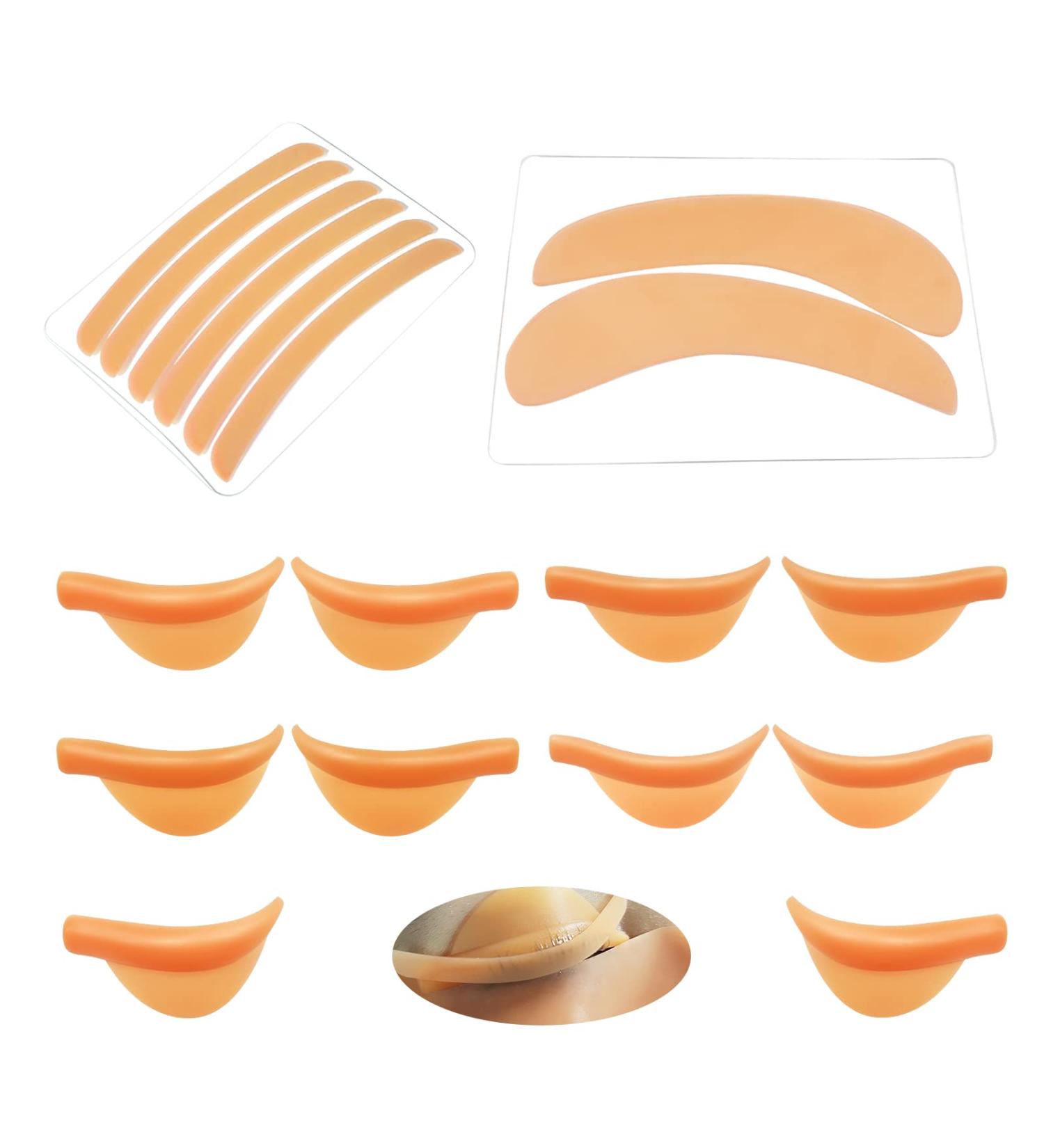  Libeauty LIBeauty Eyelash Lift Accessories with Eyelash Lift Pads Lash Lift Tapes Reusable Pads for Lash Perm and Eyelash Lift - (Orange) - Buy Online on GoSupps.com