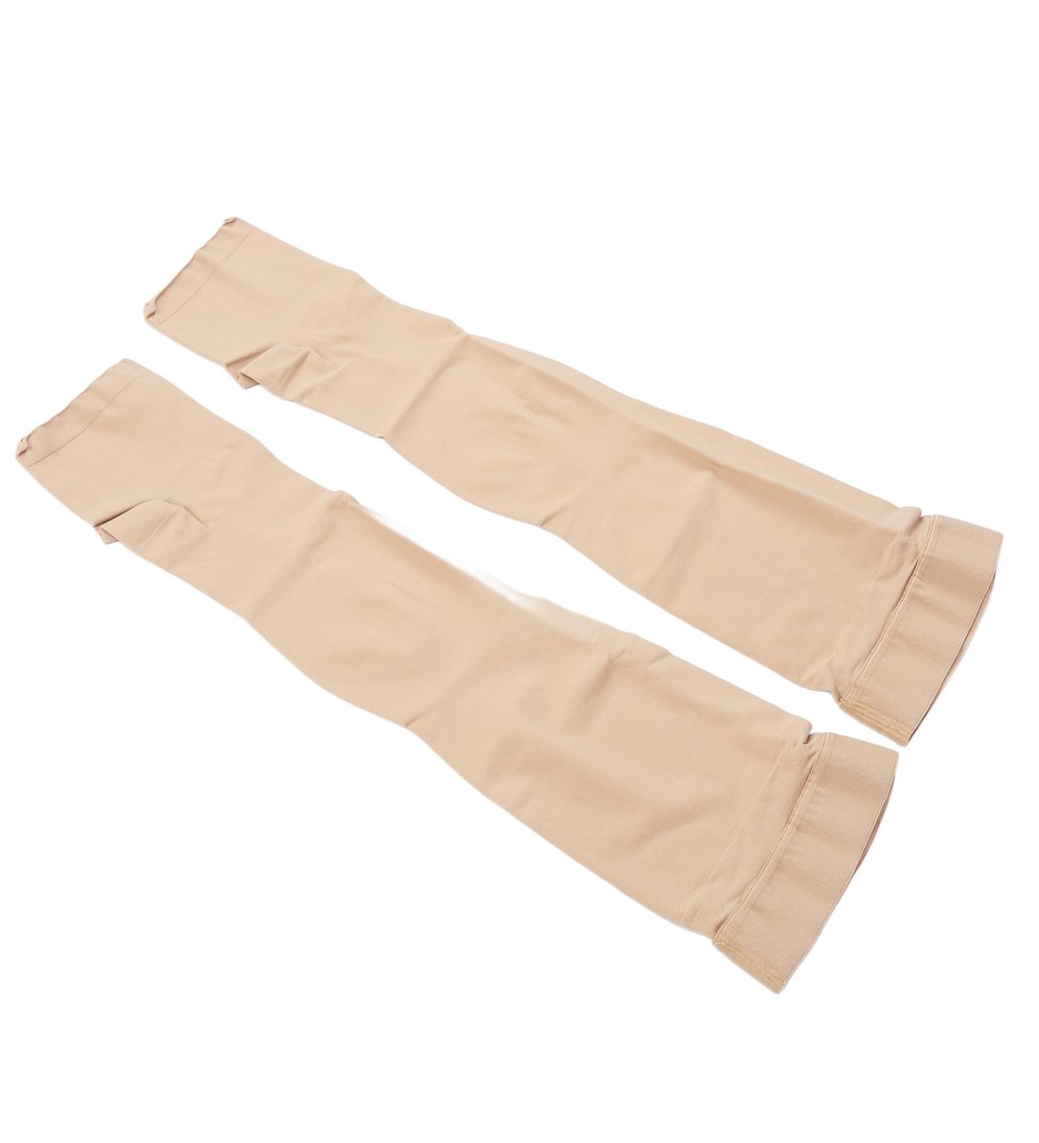3XL Beige Open Toe Compression Stockings - Thigh High 23-32 mmHg for Varicose Veins Relief | Buy Internationally - Buy Online on GoSupps.com