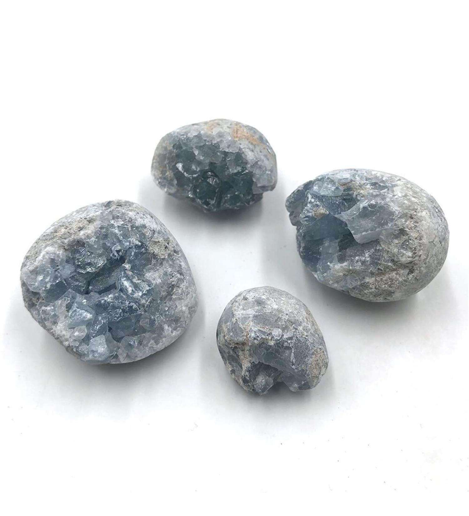 1pc Natural Blue Celestite Quartz Crystals Cluster Stones Home Room Decoration Druzy Geode Christmas Decor Component 1pc 3-5cm random - Buy Online on GoSupps.com