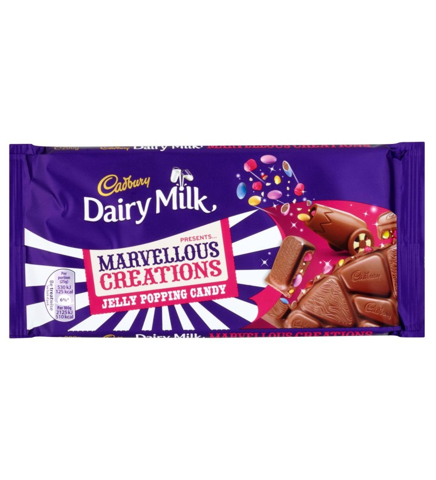 Cadbury Cadbury Marvellous Creations Dairy Milk Chocolate Jelly Candy Shells (180g)