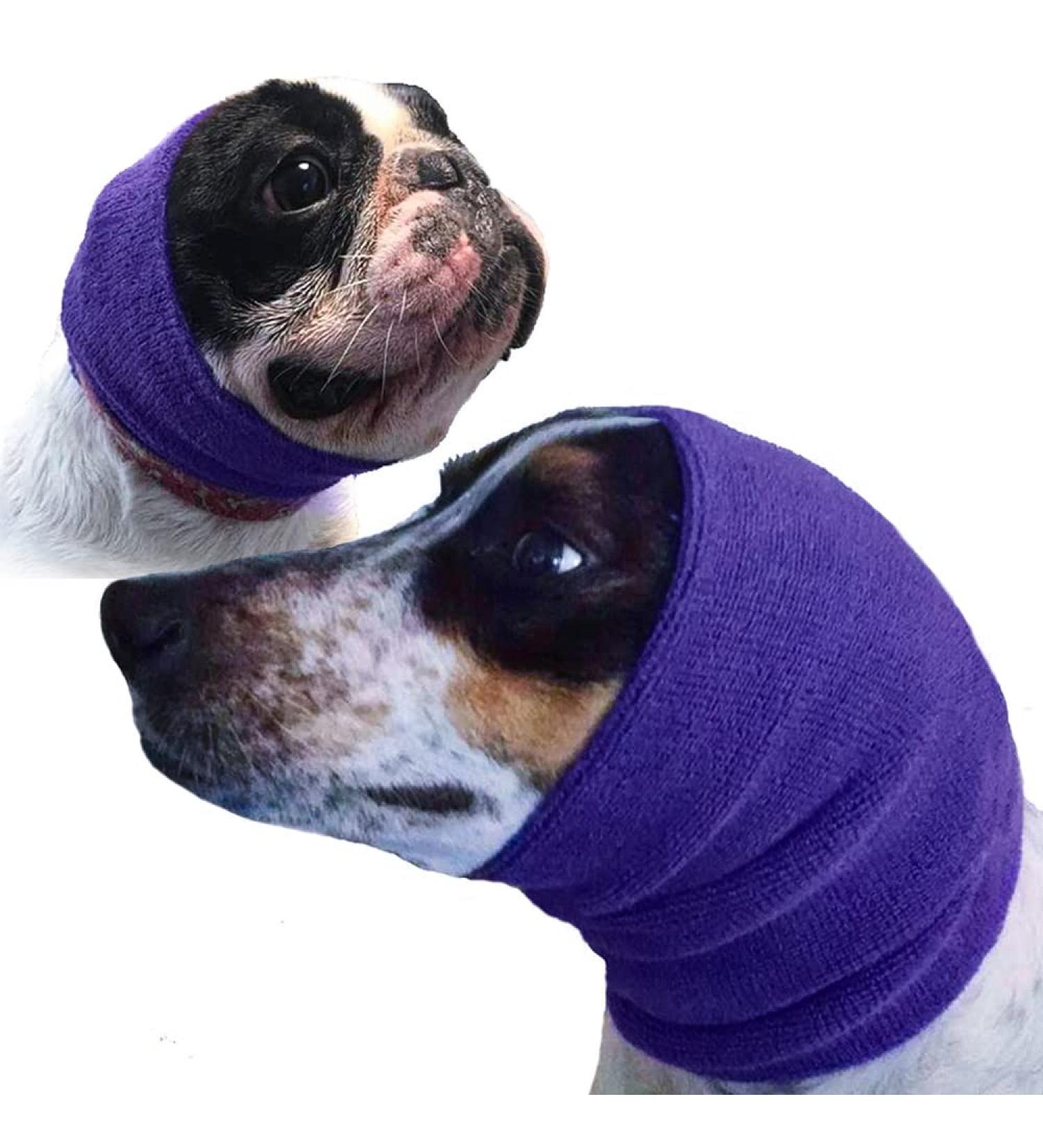 Happy Hoodie for Dogs & Cats - 2 Pack - Grooming & Force Drying Miracle Tool - Anxiety Relief & Calming - Purple - Buy Online on GoSupps.com