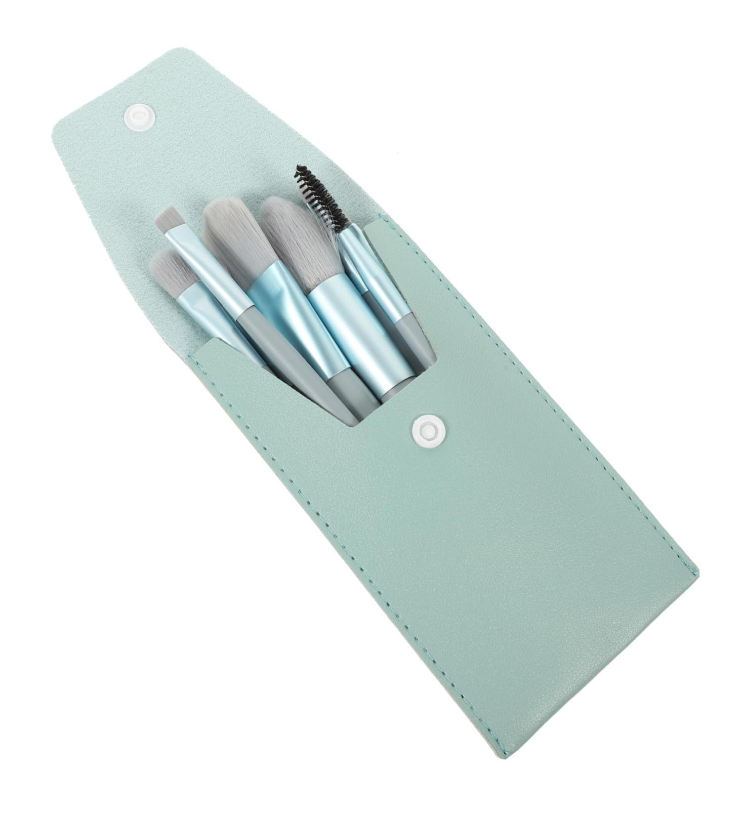 POPETPOP Girls 3 Sets Travel Makeup Brushes | Portable Makeup Kit for Women | Powder & Concealer Applicator | Ideal Travel Size Beauty Tools - Buy Online on GoSupps.com