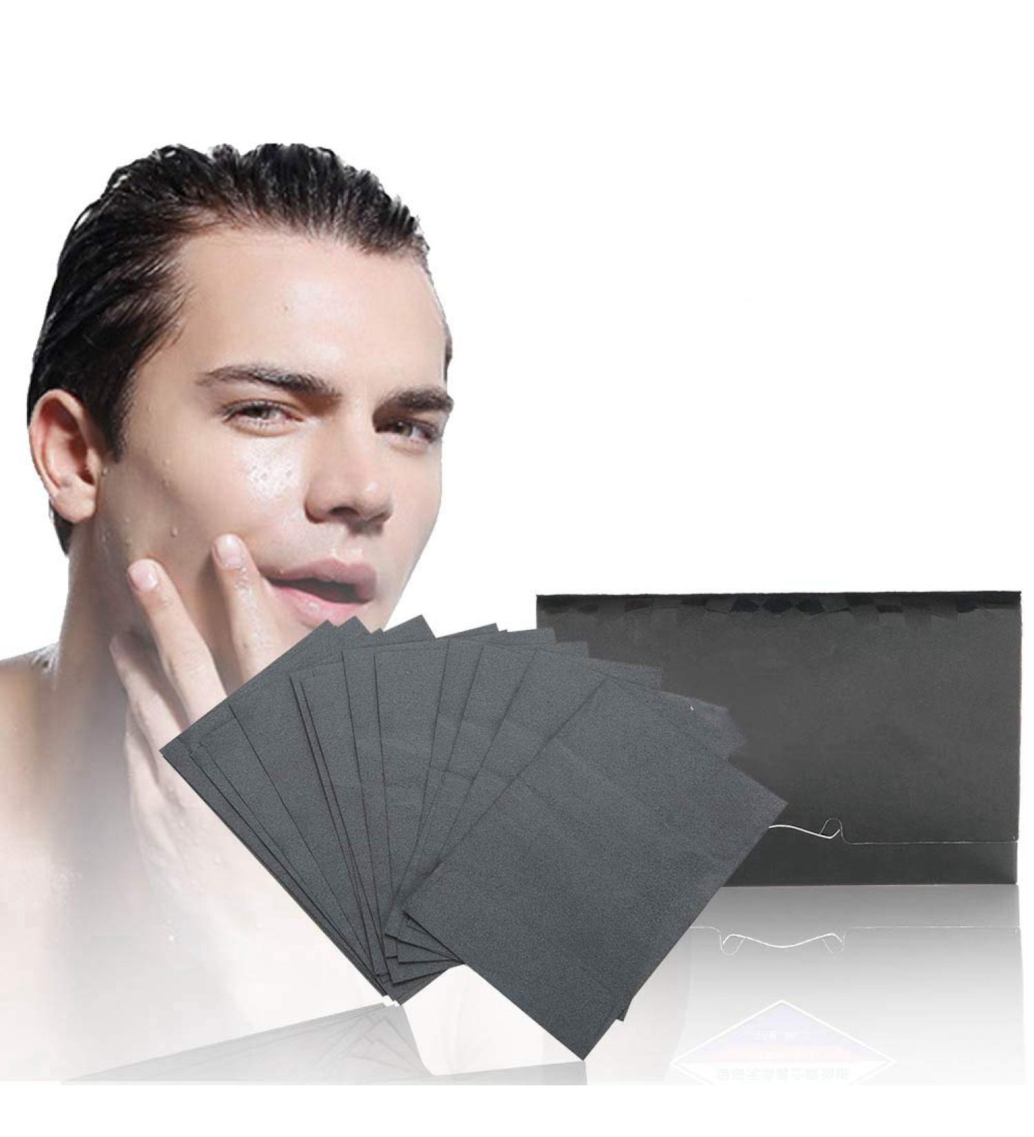 Men's Oil Control Paper - 80 Sheets, Blotter Face Oil Absorbing Tissues - Buy Online on GoSupps.com