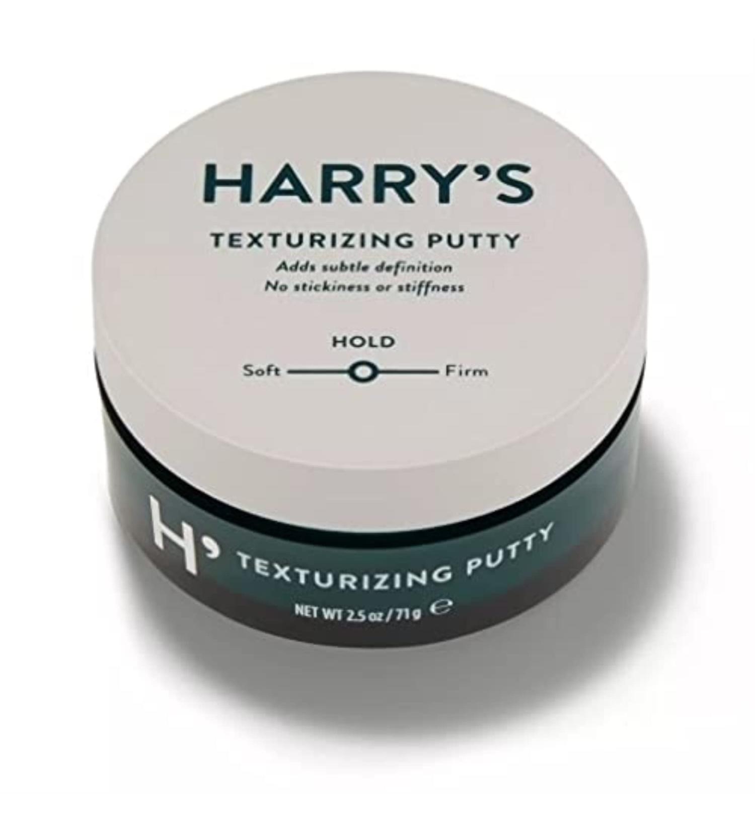 Harry's Texturizing Putty, Adds Subtle Definition, Medium Hold, 2.5 oz Bottle x2