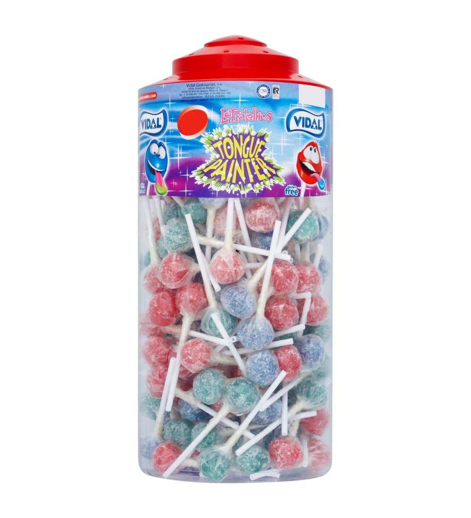 Tongue Painter Lollies 5p x 150 x 1 Kids Party Sweets Candy Confectionary