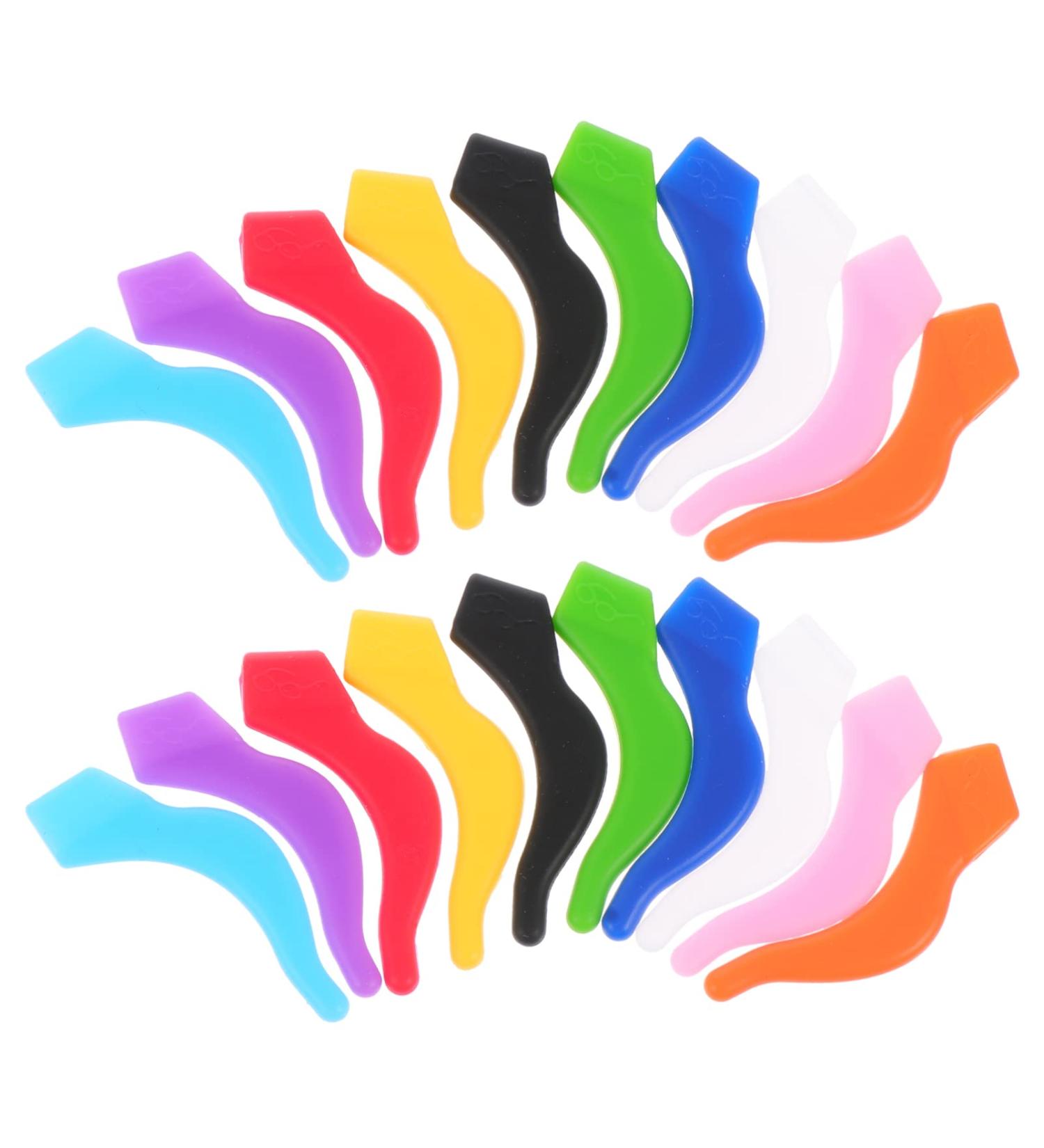 Milisten 40pcs Sports Eyeglass Strap Holder - Silicone Ear Hook Sleeves for Kids & Adults in Mixed Colors | Durable & Comfortable - Buy Online on GoSupps.com