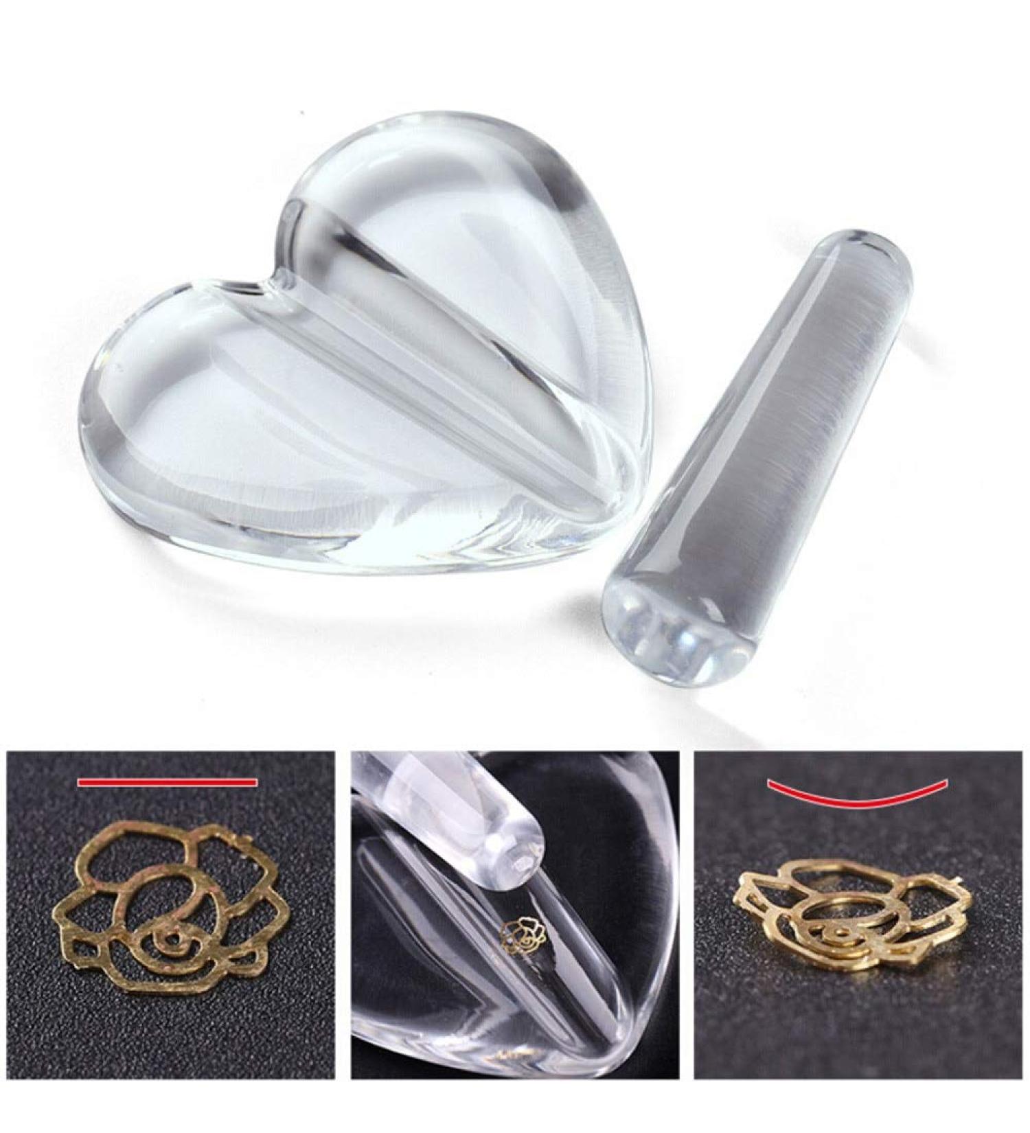 2017 New Arrival 1Pcs Transparent Heart-Shaped Nail Tools Clear Plastic Nail DIY Kit Useful Nail Tool Hot Best Sales - (Color: Clear) - Buy Online on GoSupps.com