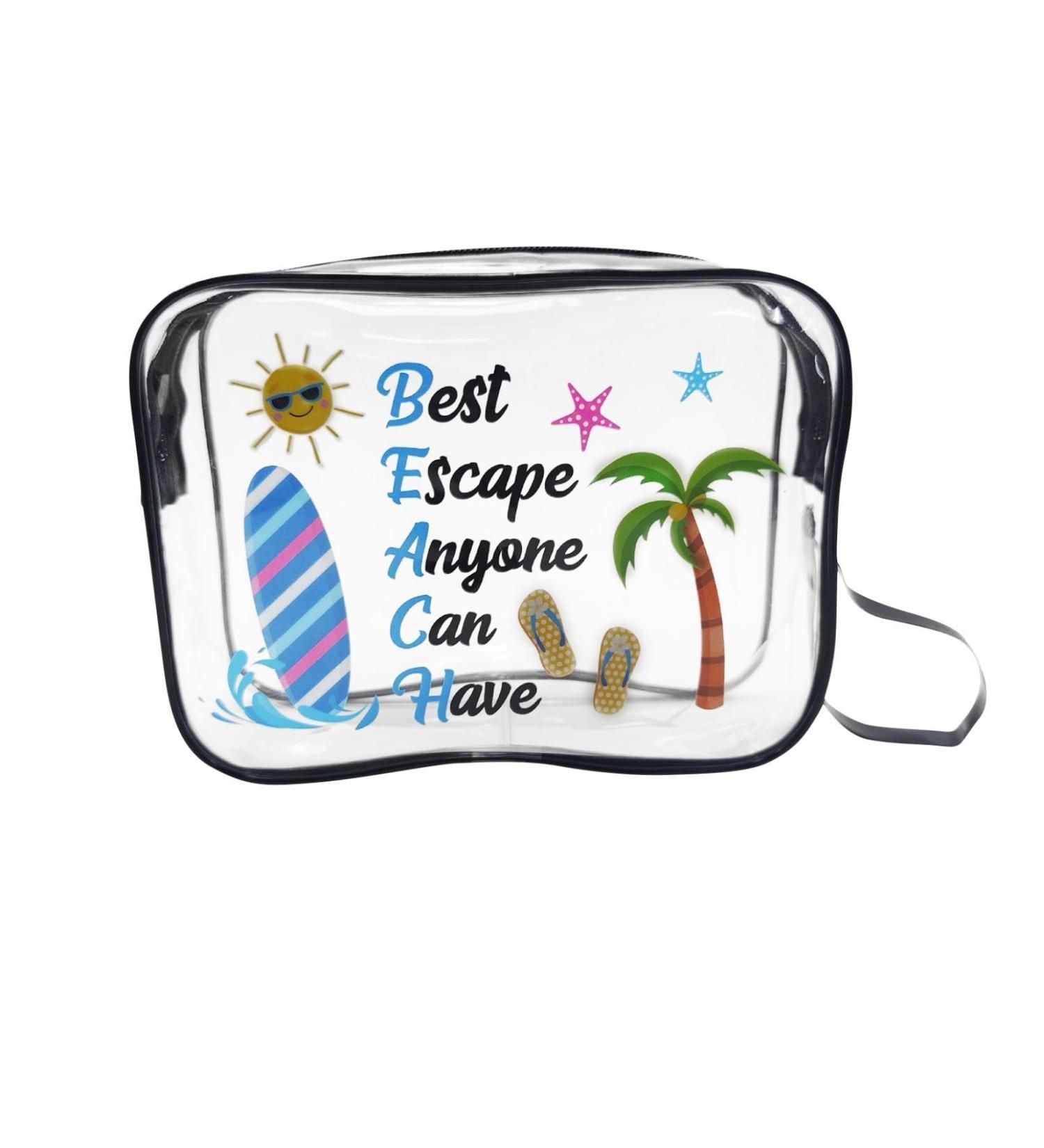 Toiletry Bag Women Clear Wash Bag Waterproof Clear Travel Toiletry Bag Cosmetic Makeup Bags Girls Wash Bag Holiday Travel Bag for Toiletries Cosmetics Bag (B) - Buy Online on GoSupps.com