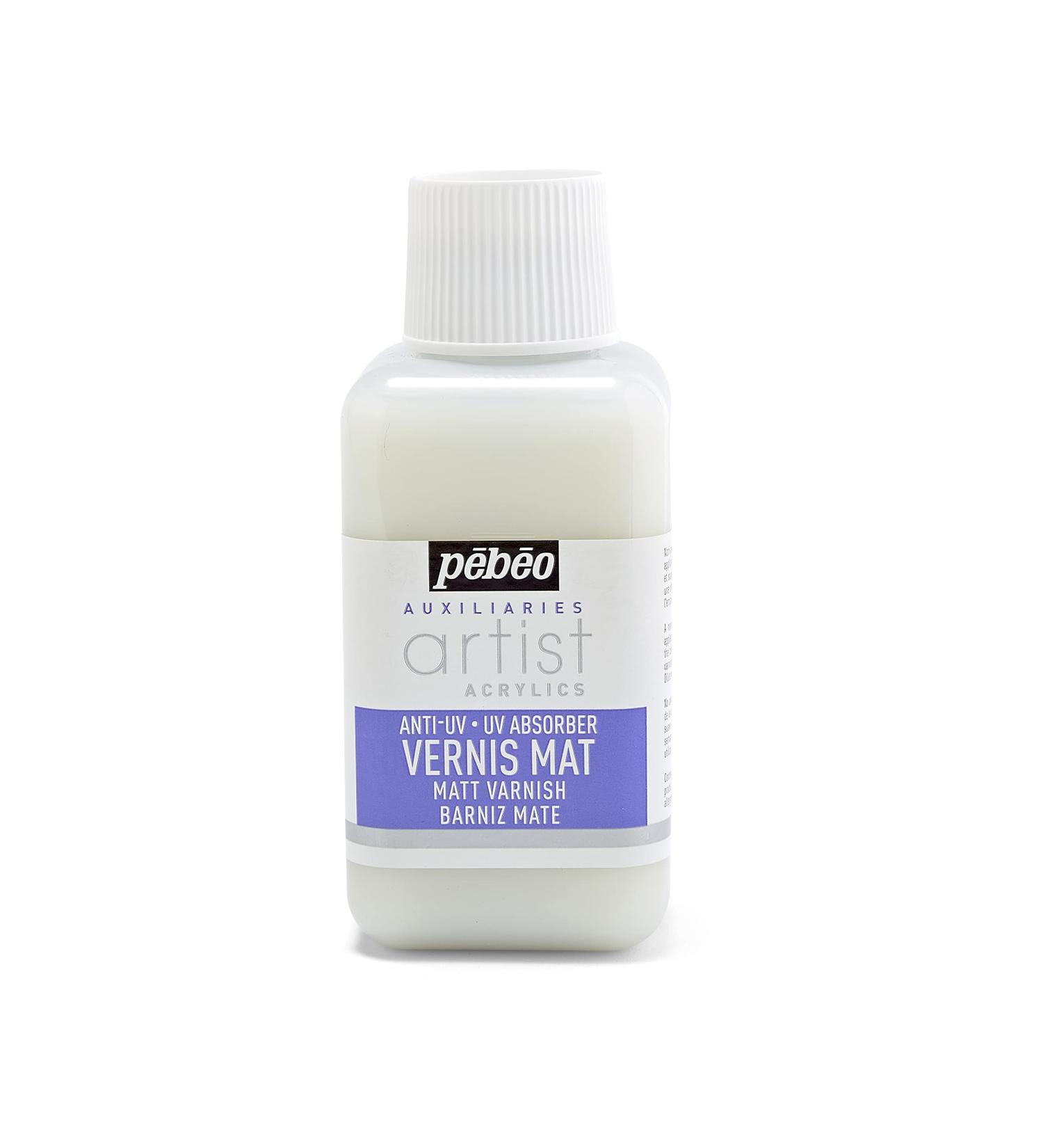 Pebeo Artist Acrylics Auxiliaries Matt Varnish 250ml - Professional Grade Finish - Buy Online on GoSupps.com