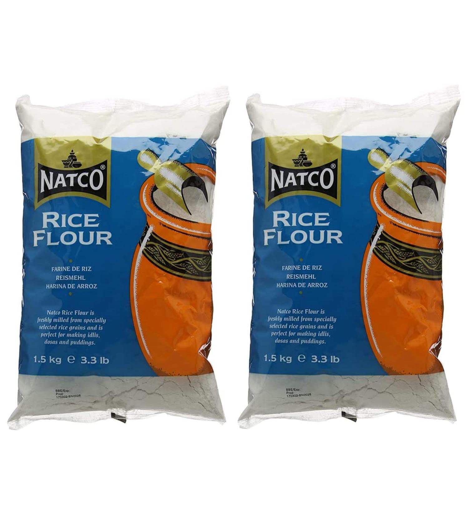 Natco Natco Rice Flour 1.5kg (Pack of 2)