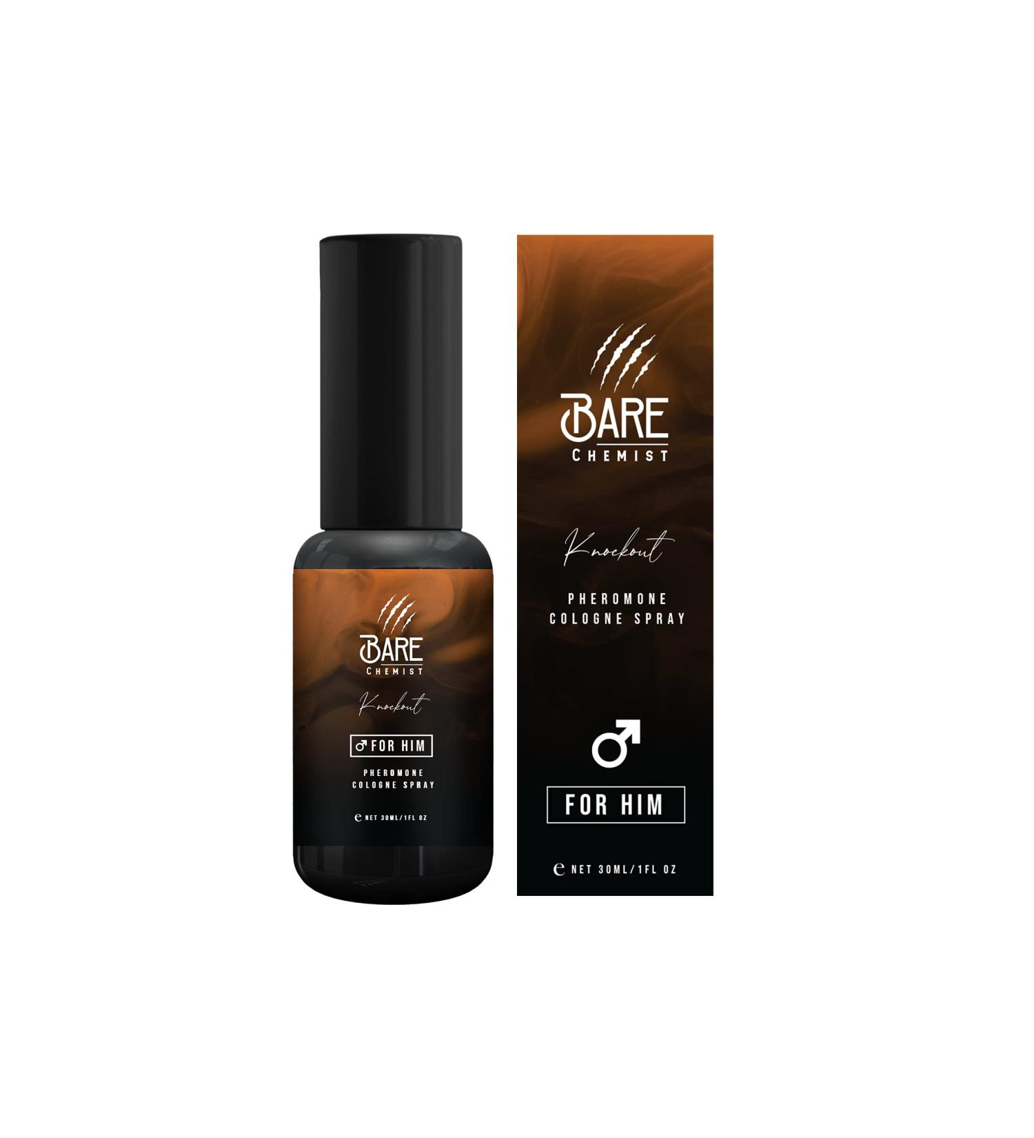 Knockout Pheromone Cologne for Him - Attraction Formula Pheromone Cologne for Men 1oz. - Wood Citrus Spice - Buy Online on GoSupps.com