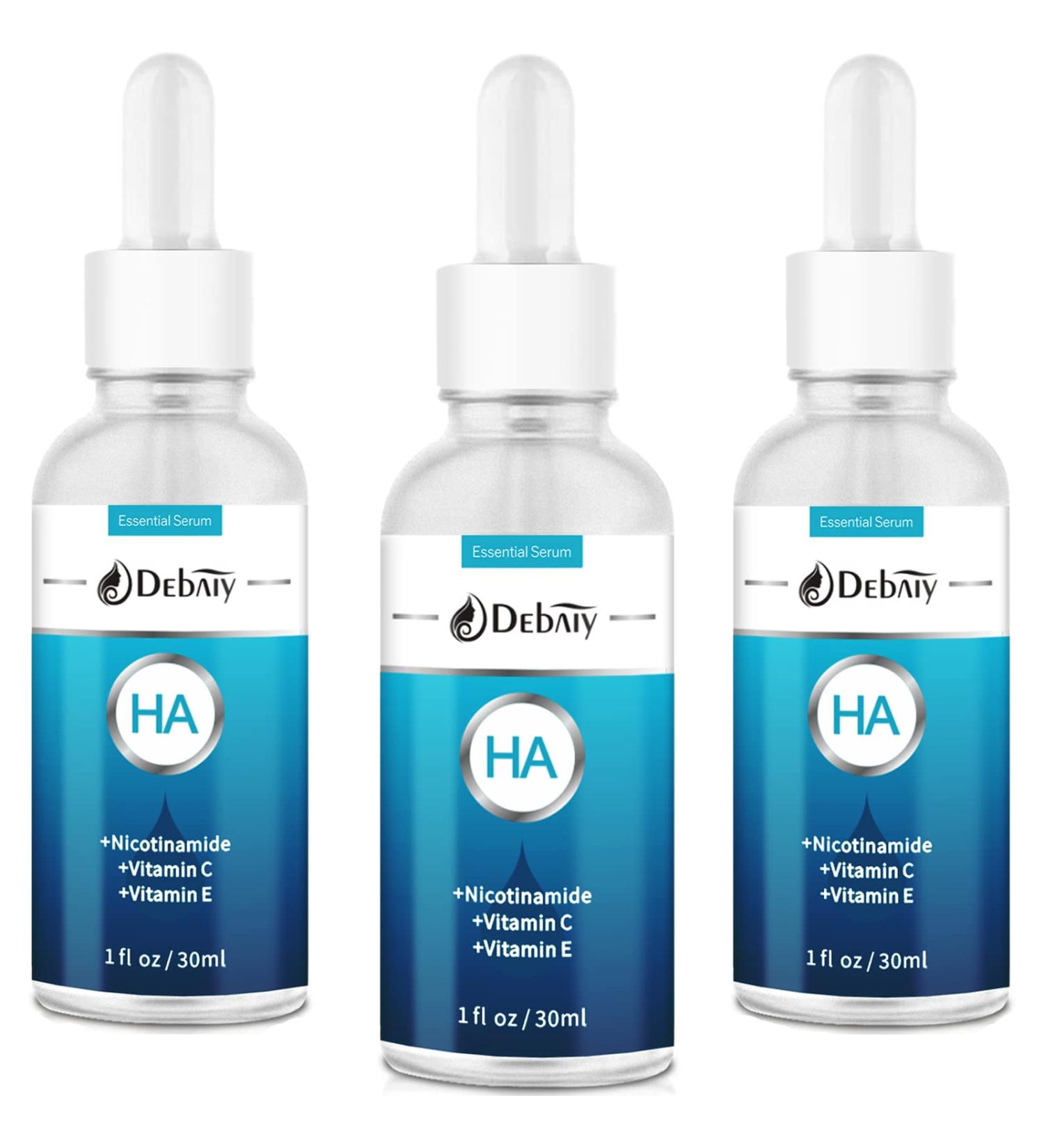 Hyaluronic Acid Serum for Face Anti Aging Serum (3 Pack 1Fl Oz/30ml)