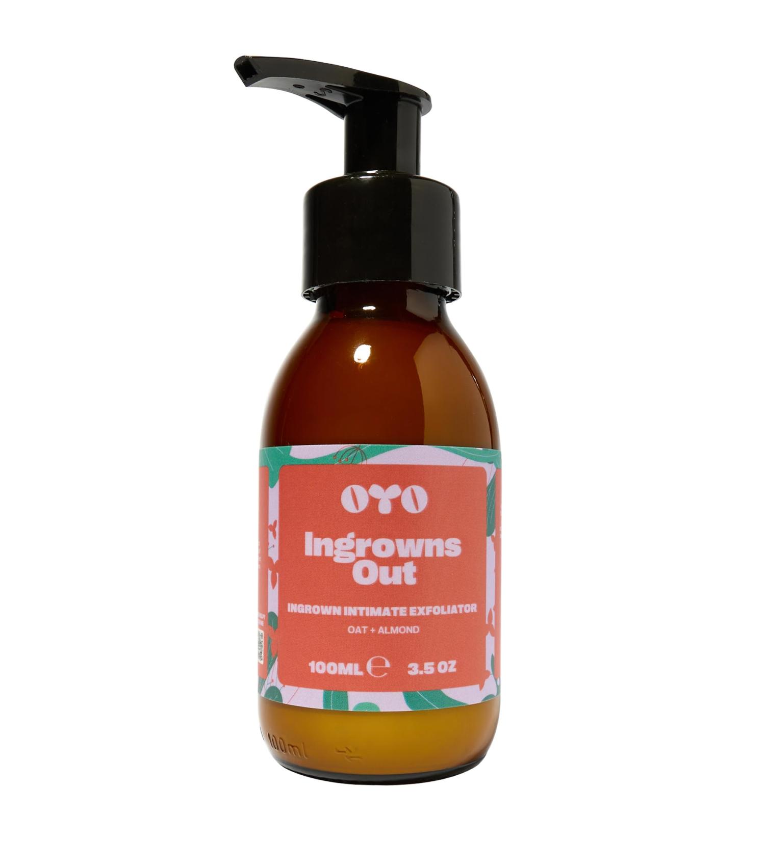 Ingrowns Out by OYO Exfoliating Scrub for Ingrown Hairs & Bumps Bikini Line & Underarms Nourishing with Almond & Oatmeal Extracts 100 mL - Buy Online on GoSupps.com